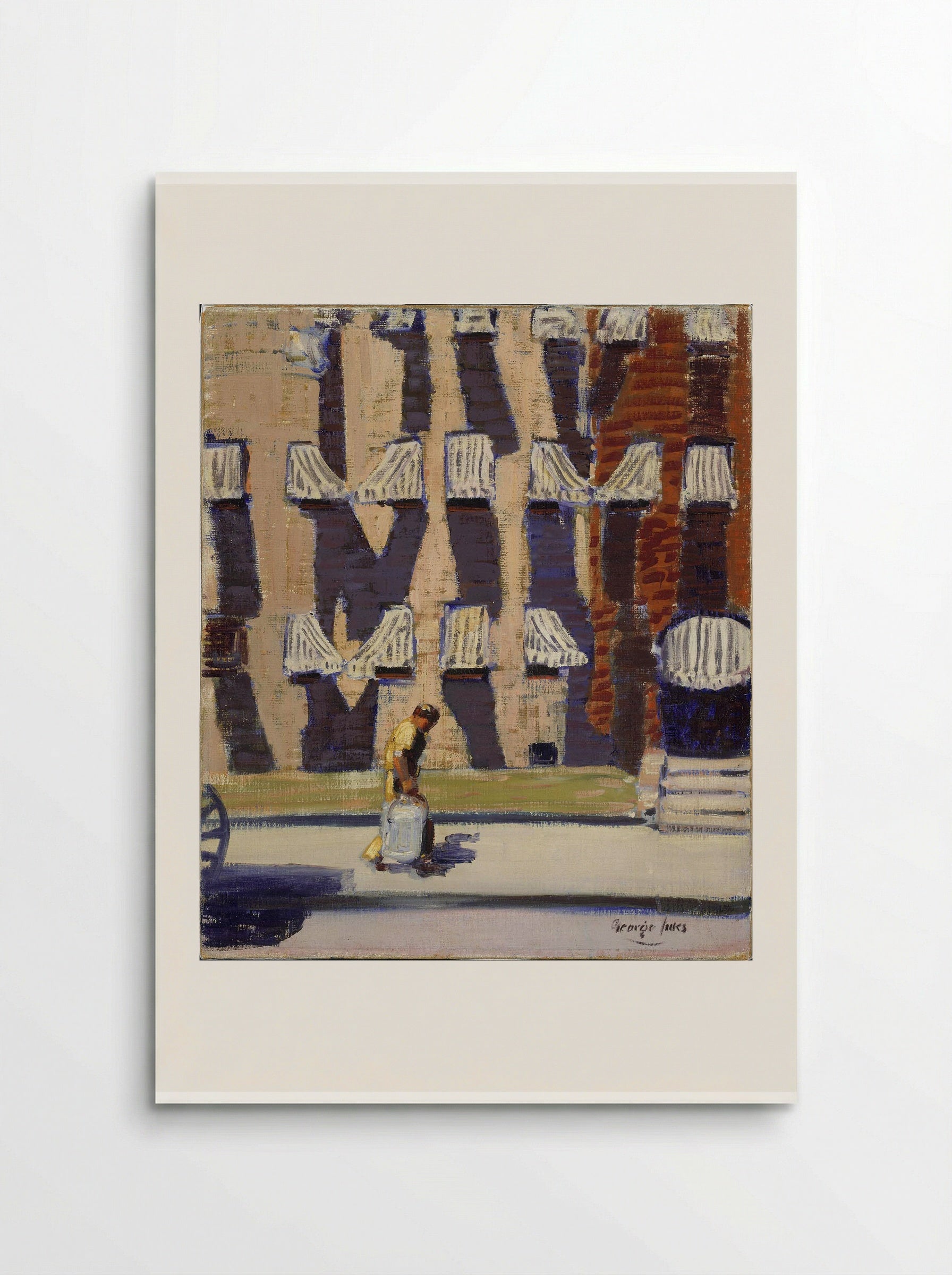 Noontime, St. Botolph Street, Boston - George Luks - Poster