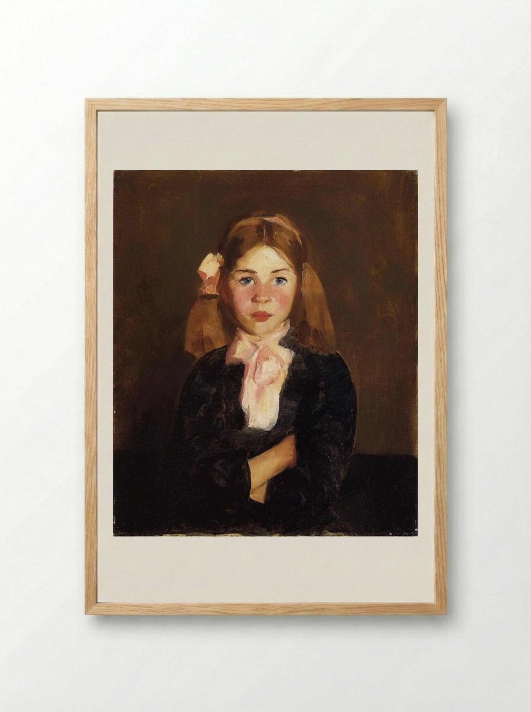 Nora - Robert Henri - Framed Print Wood