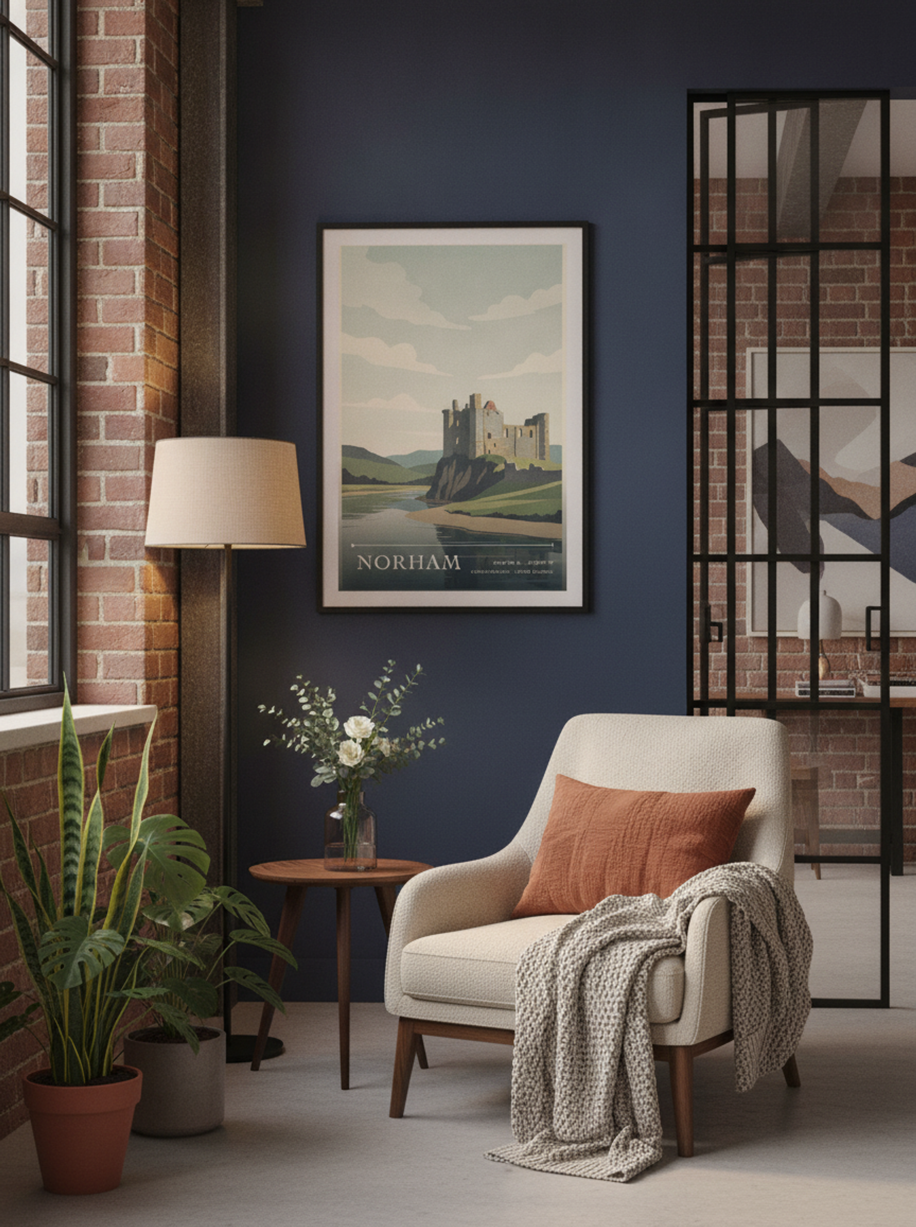 Norham Northumberland United Kingdom Travel Poster - Lifestyle