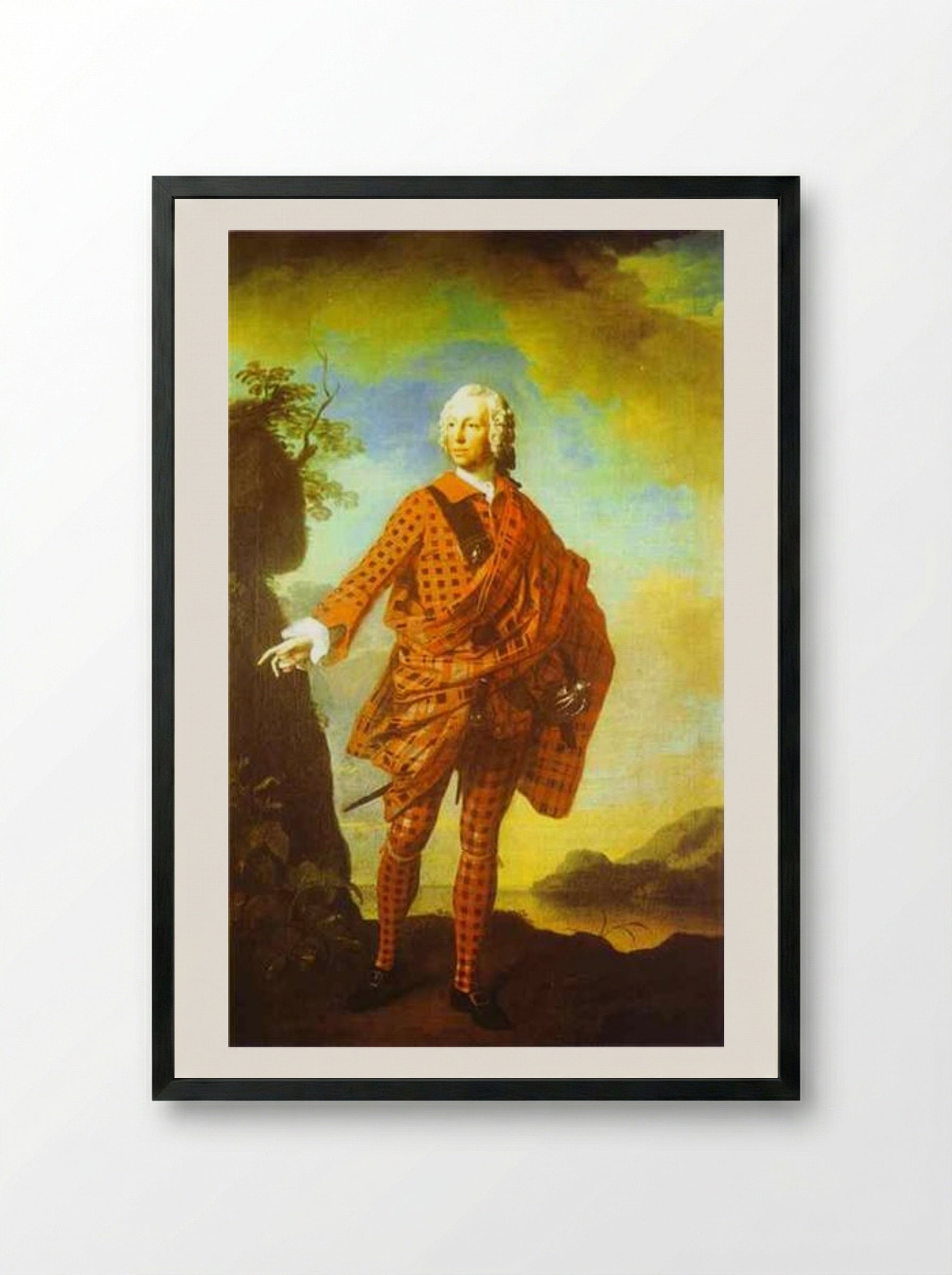 Norman MacLeod of MacLeod - Allan Ramsay - Framed Print Black