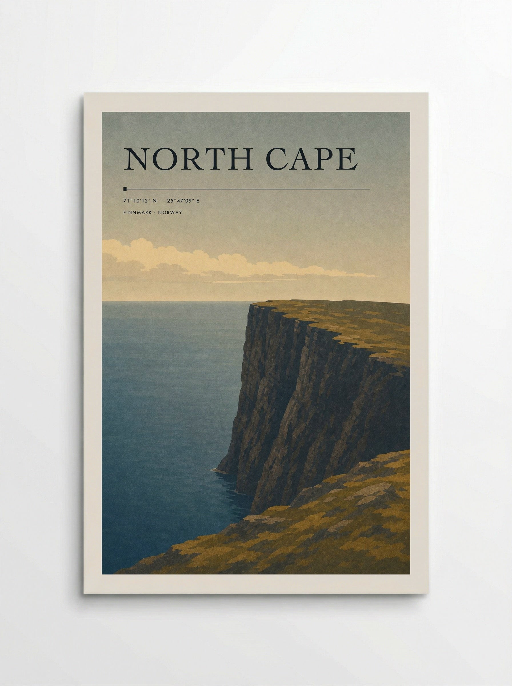 North Cape Travel Poster Artwork - Poster