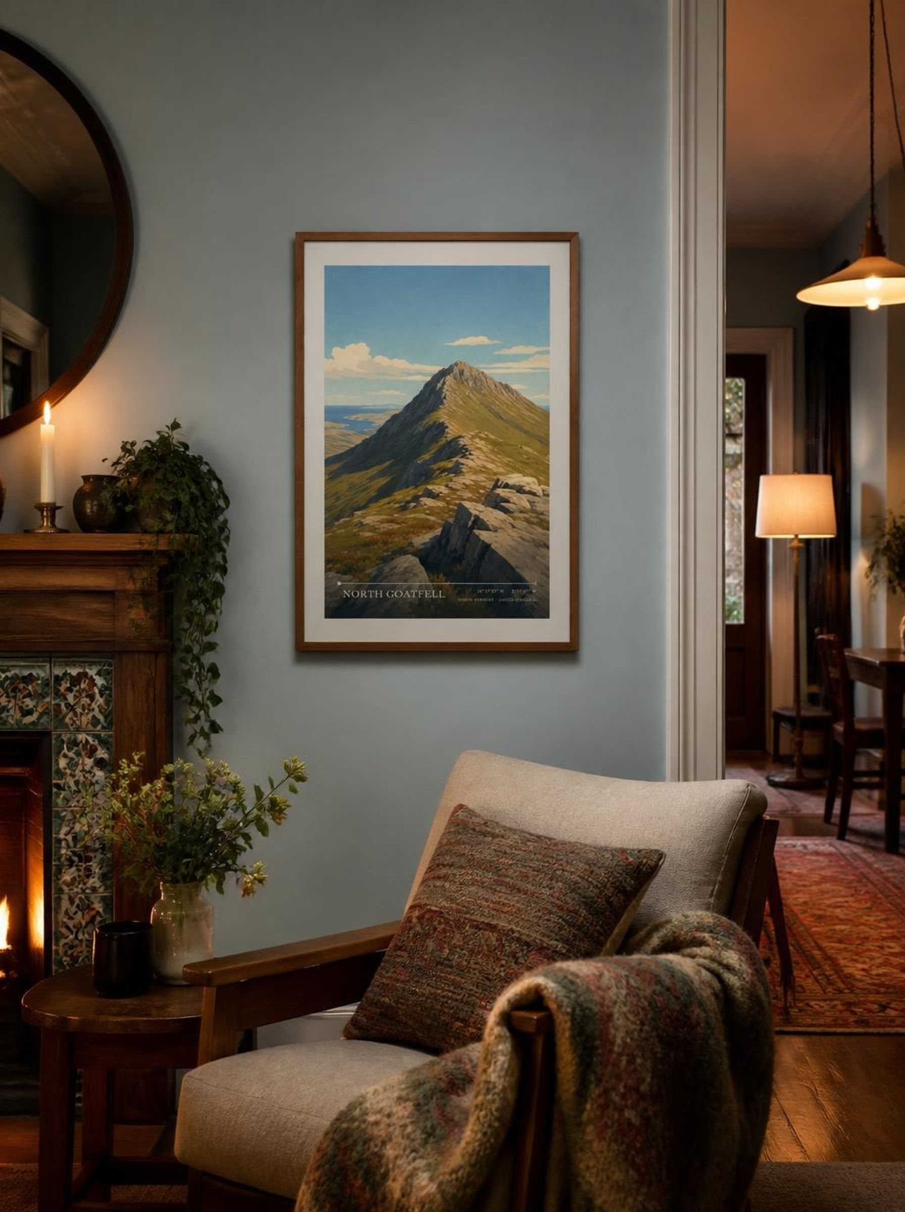 North Goatfell North Ayrshire United Kingdom Travel Poster - Lifestyle