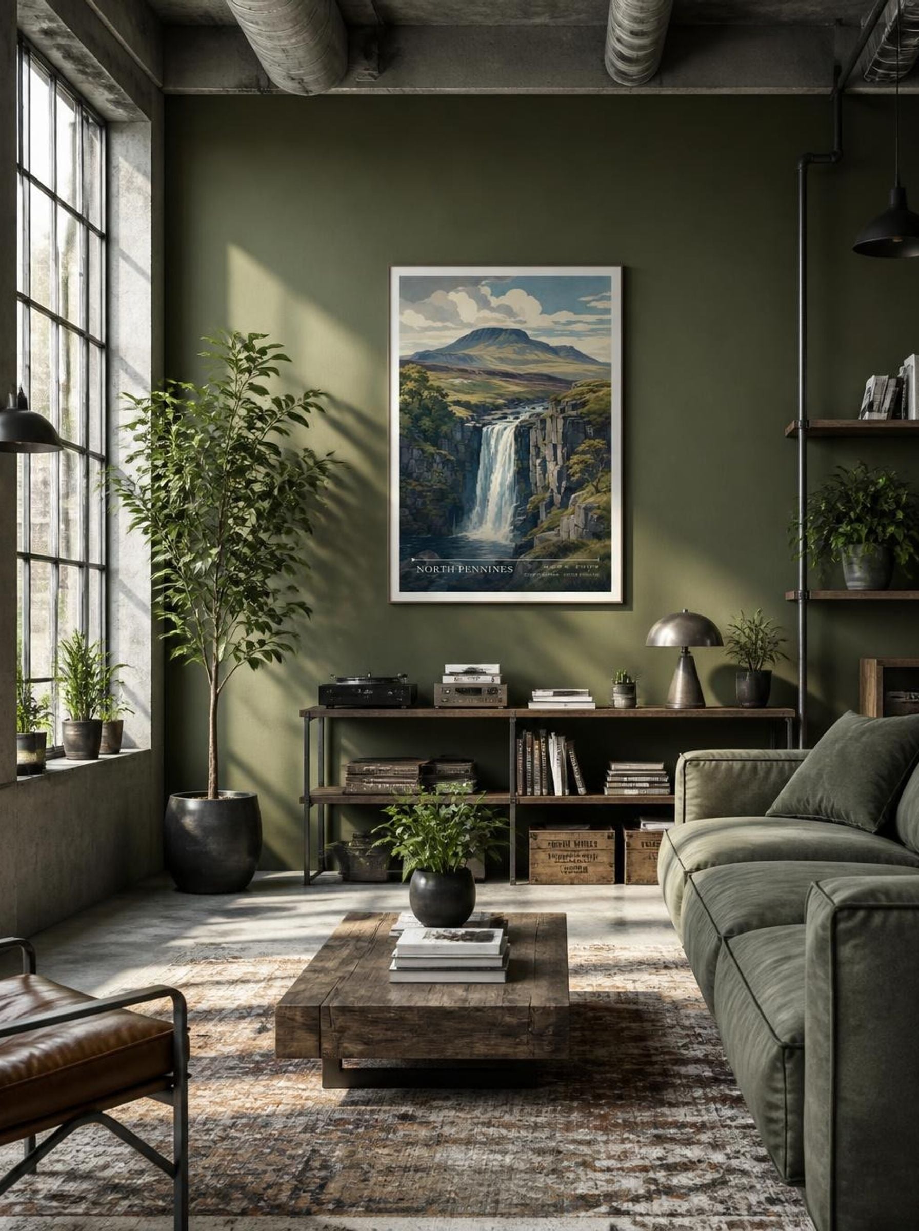 North Pennines County Durham United Kingdom Travel Poster - Lifestyle