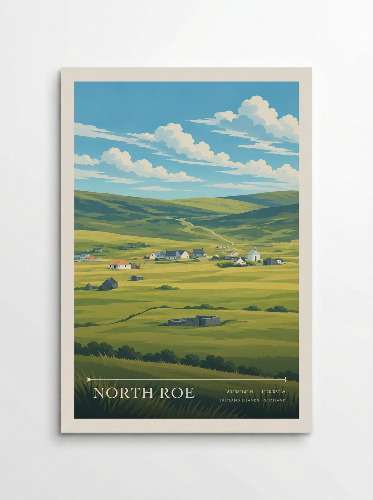 North Roe, Shetland Islands | Travel Poster - Poster