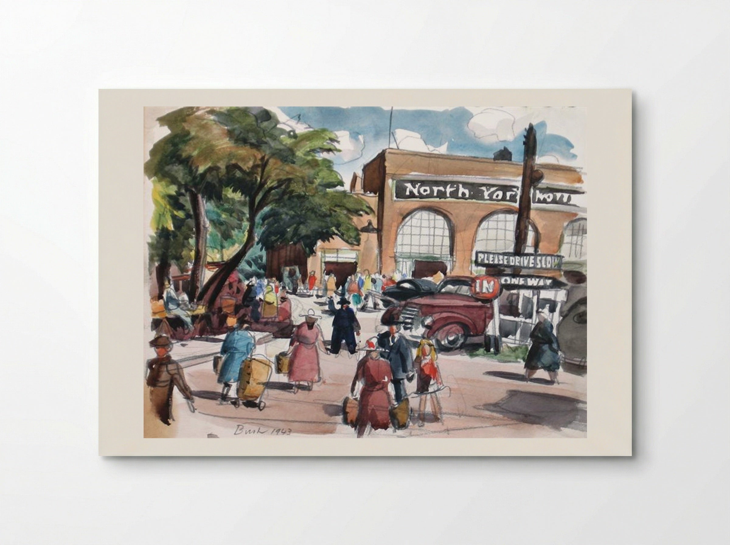 North York, Toronto - Jack Bush - Poster