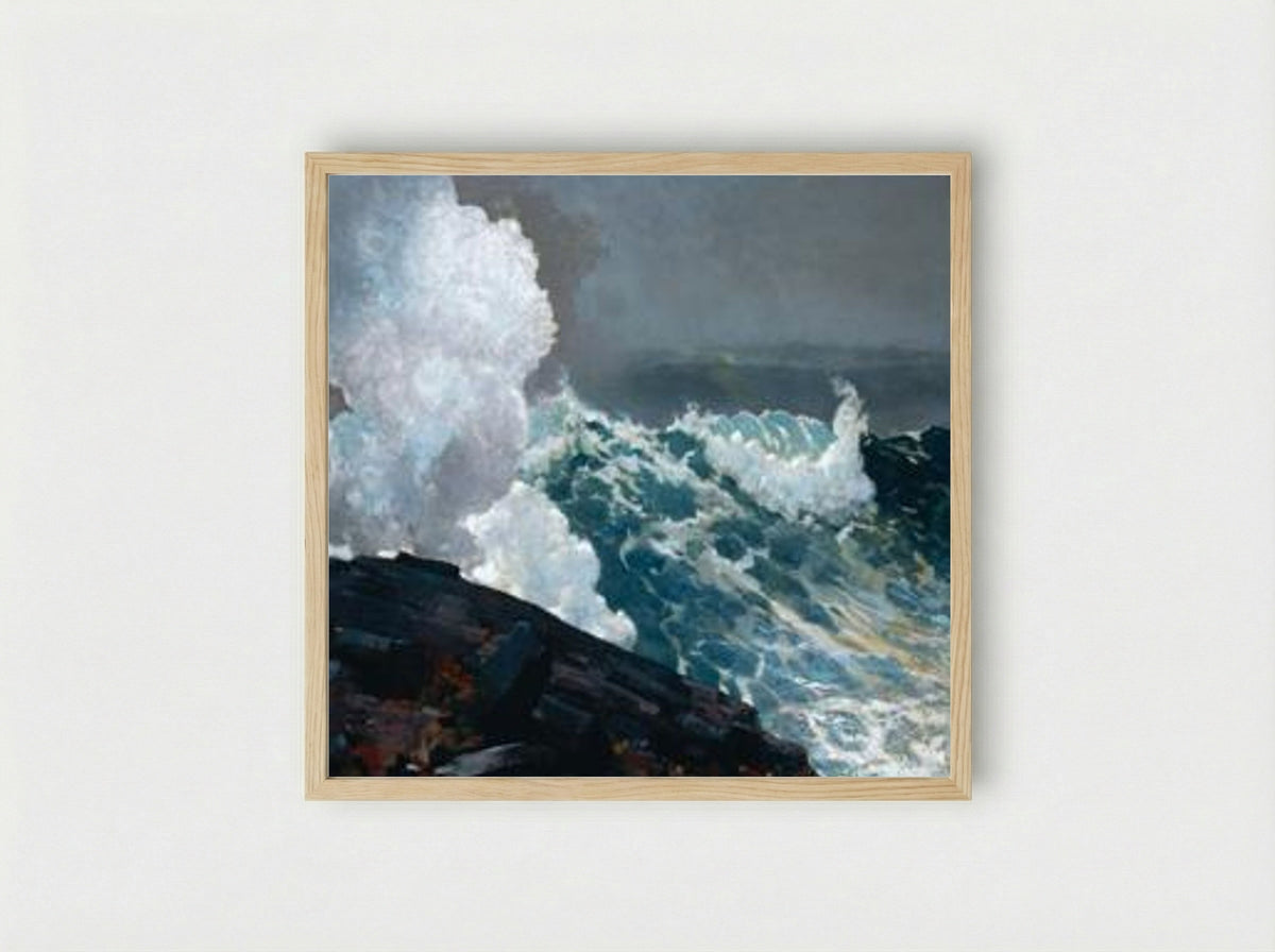 Northeaster - Winslow Homer - Framed Print Wood