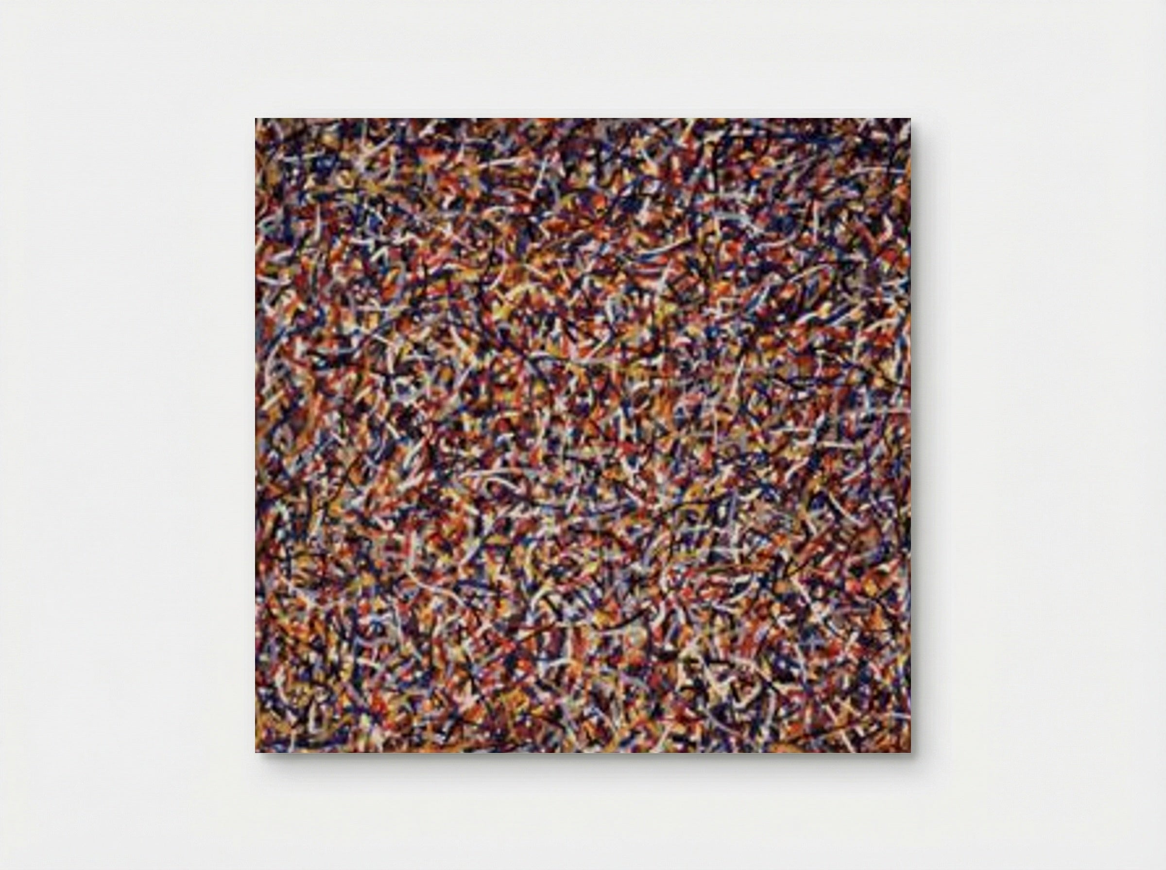Not Straight Brushstrokes in All Directions - Sol LeWitt - Poster