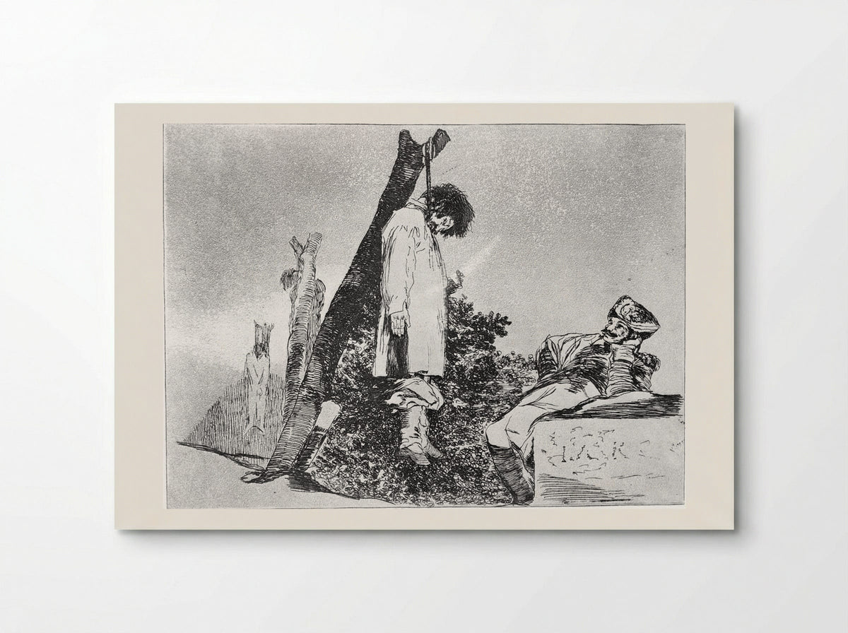 Not [in this case] either - Francisco José de Goya y Lucientes - Poster