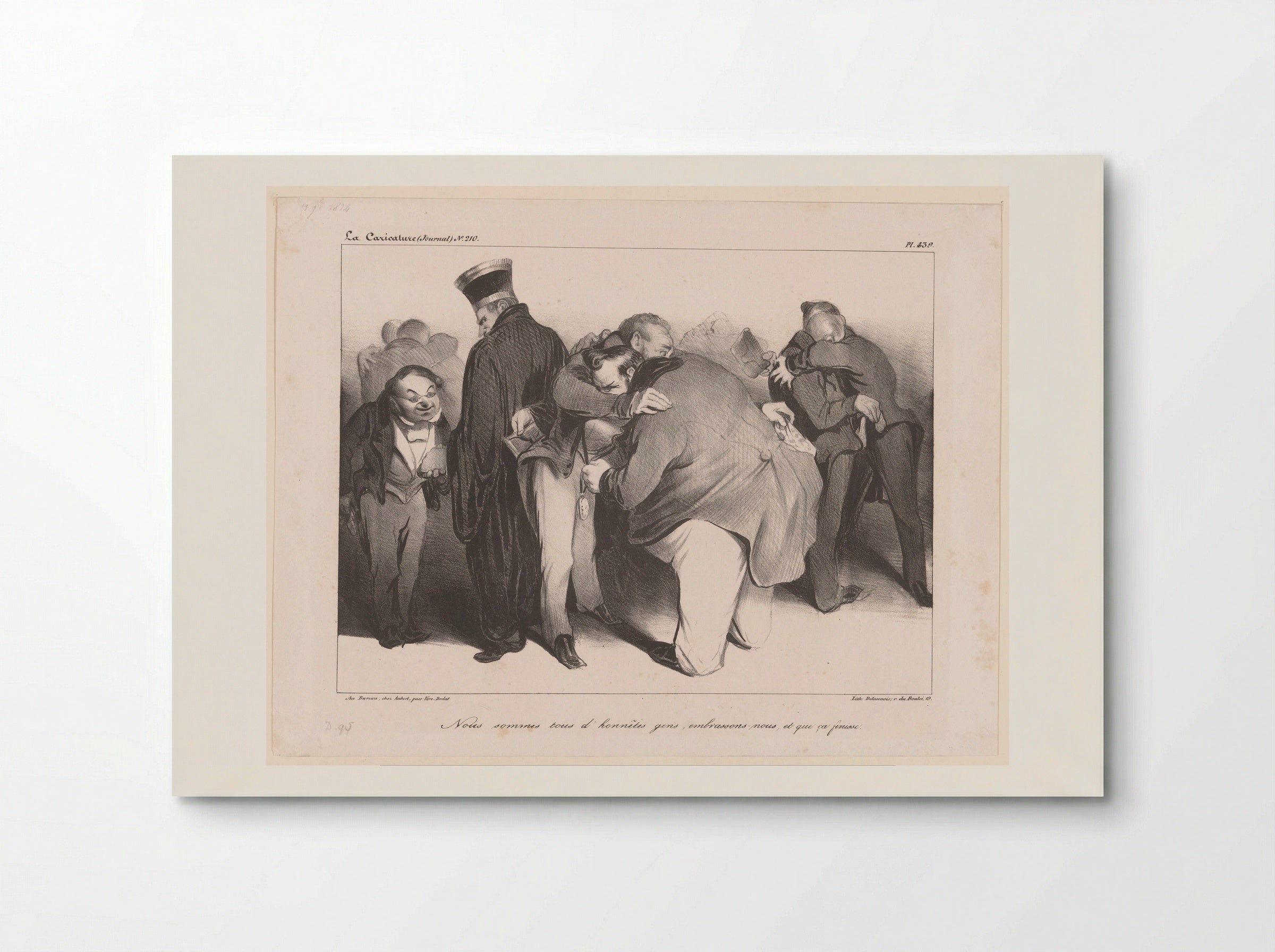 Nous sommes tous d'honnêtes gens - Honoré Daumier - Poster