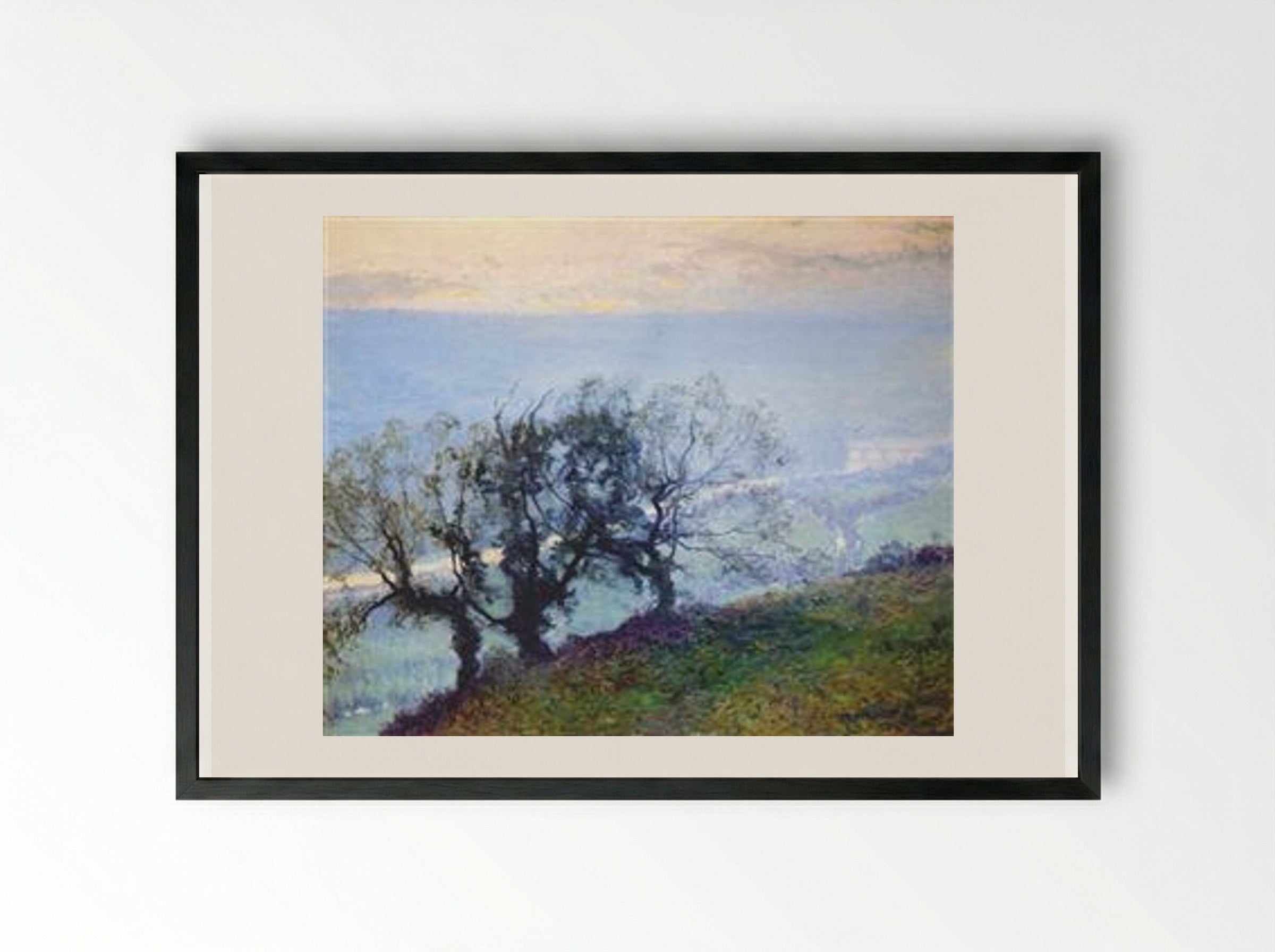 November Twilight - Guy Rose - Framed Print Black