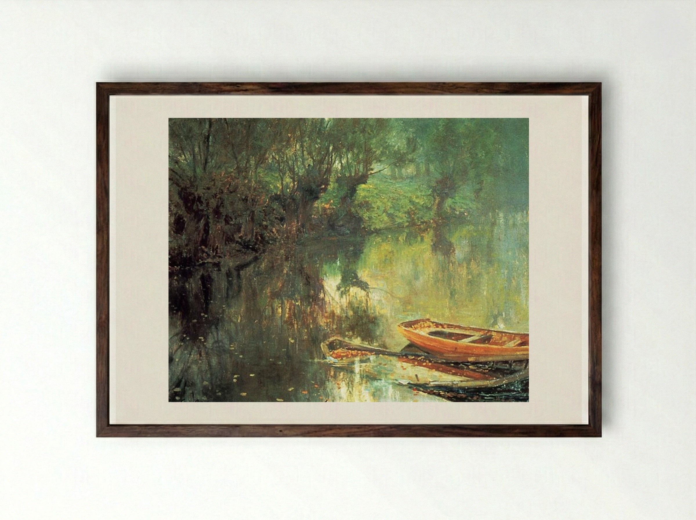 November - Guy Rose - Framed Print Dark Wood