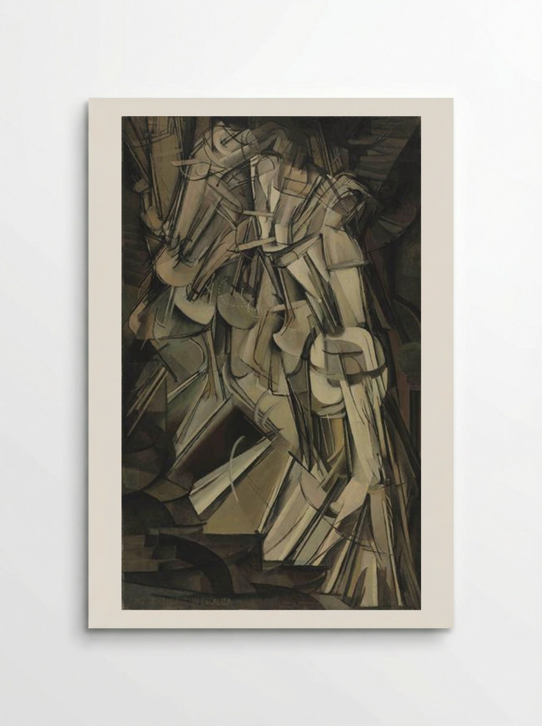 Nude Descending a Staircase, No. 2 - Marcel Duchamp - Poster
