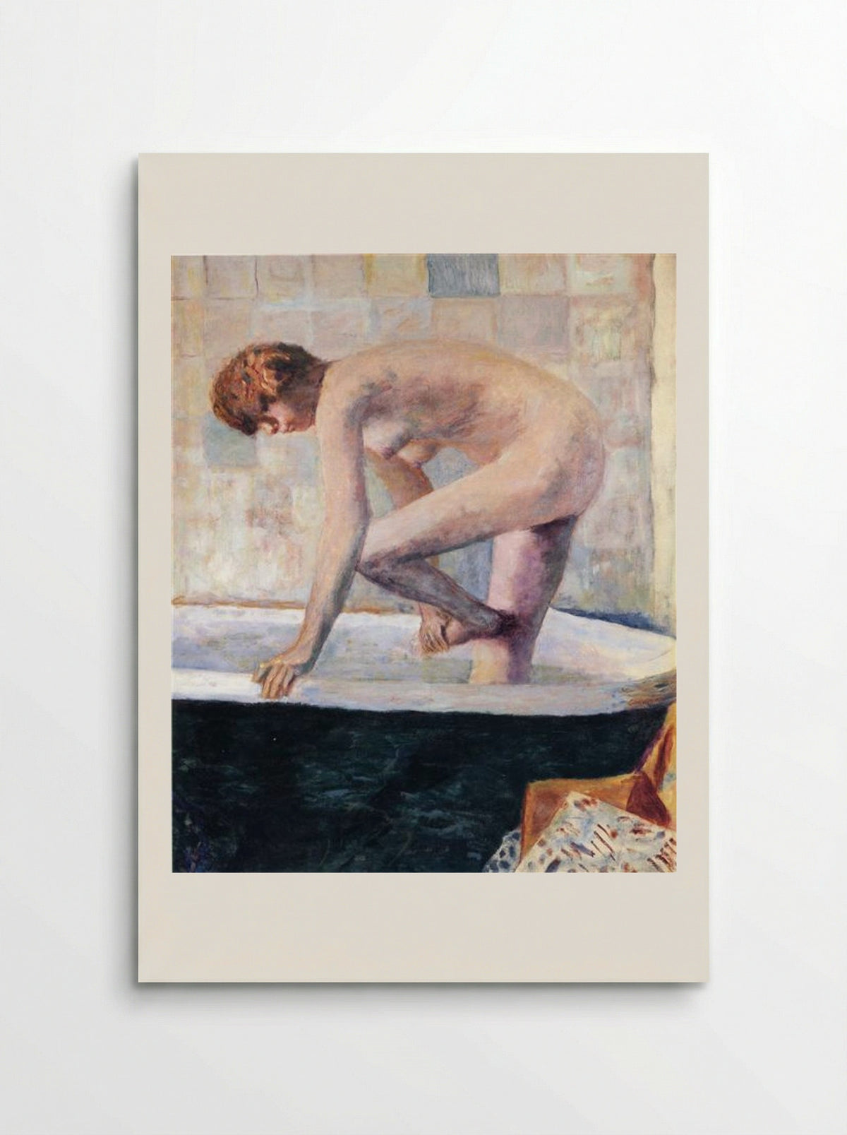Nude Washing Feet in a Bathtub - Pierre Bonnard - Poster