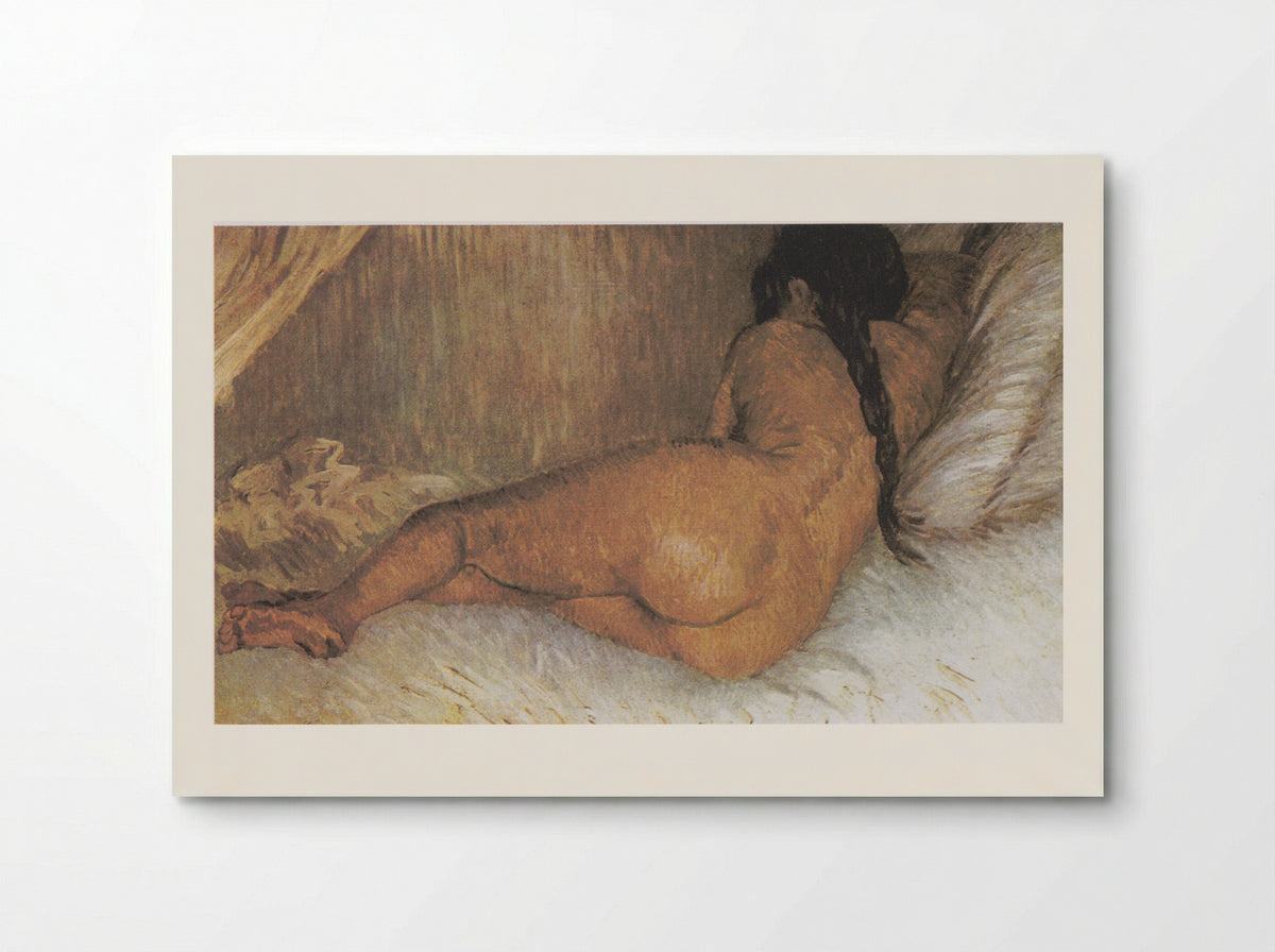 Nude Woman Reclining, Seen from the Back - Vincent van Gogh - Poster