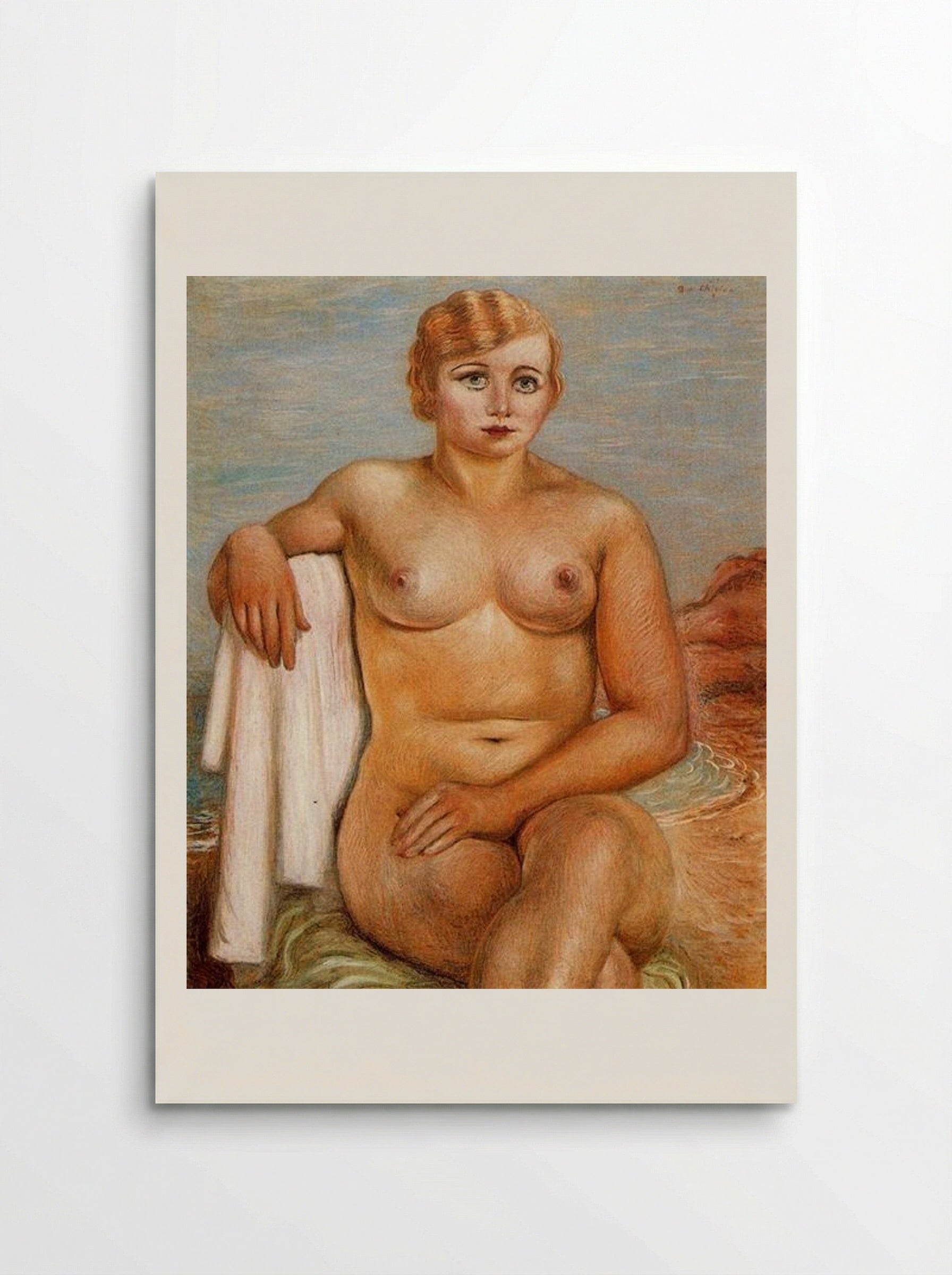 Nude Woman - Giorgio de Chirico - Poster