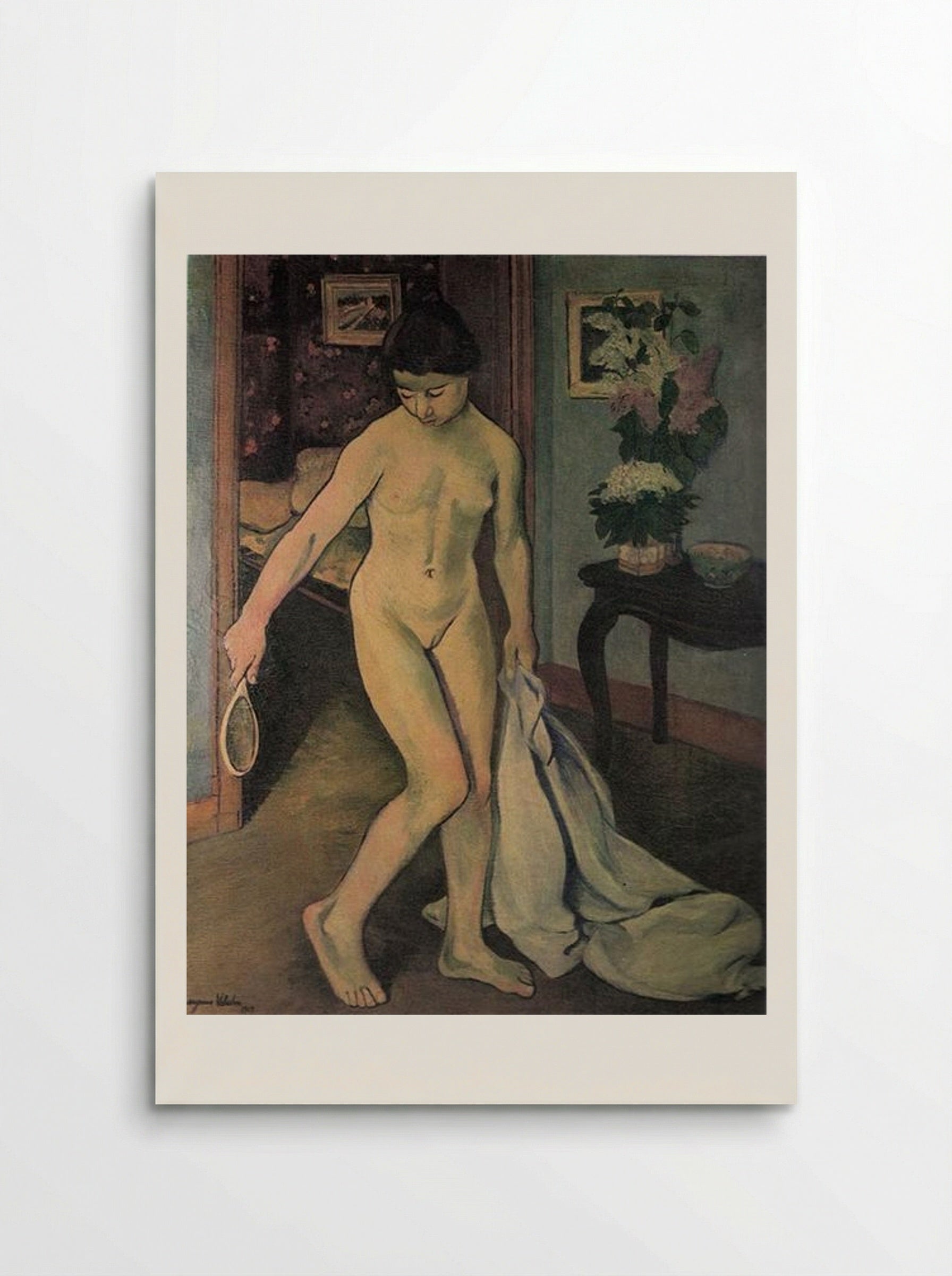 Nude at the Mirror - Suzanne Valadon - Poster