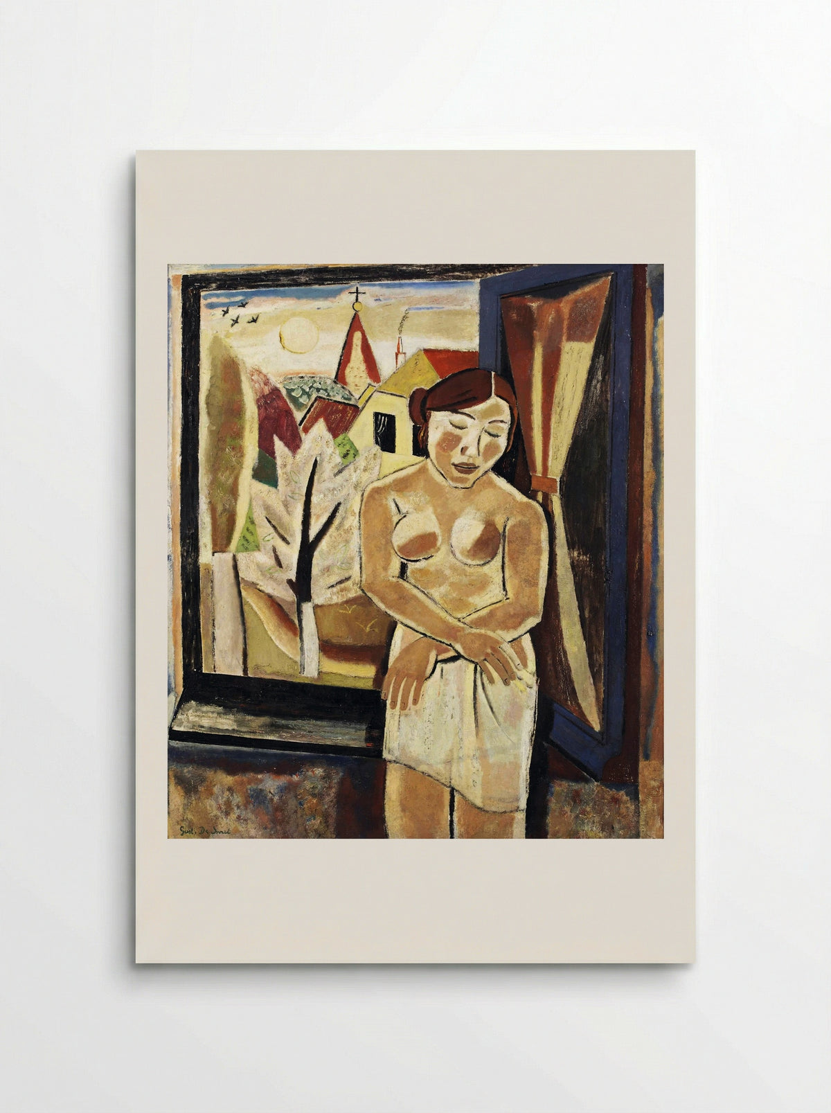 Nude by a Window - Gustave de Smet - Poster