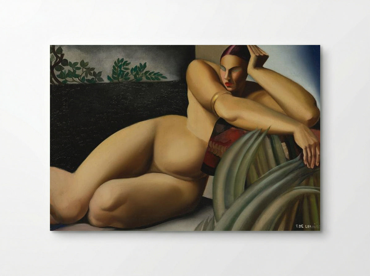 Nude on a Terrace - Tamara de Lempicka - Poster
