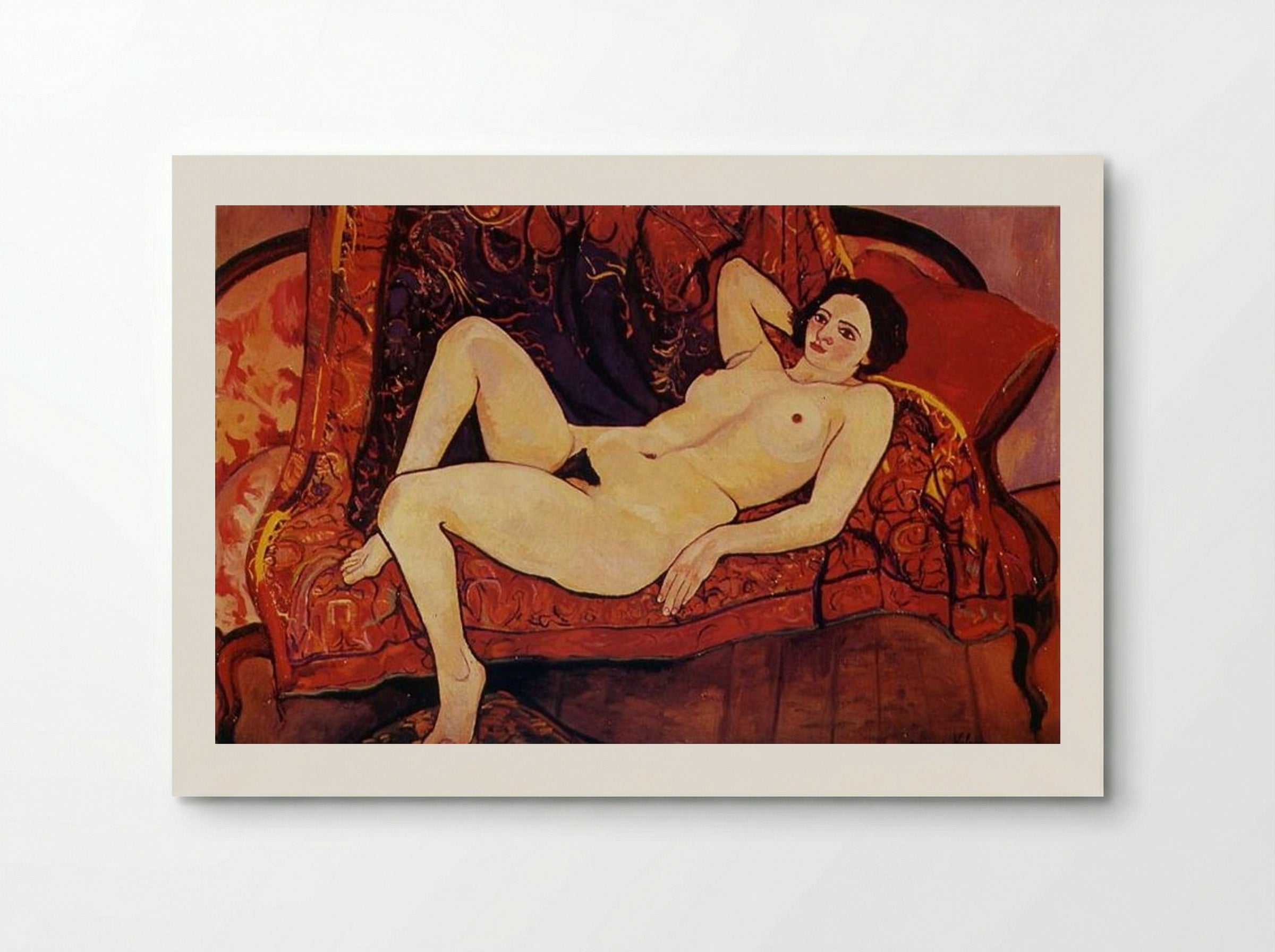 Nude on the Sofa - Suzanne Valadon - Poster