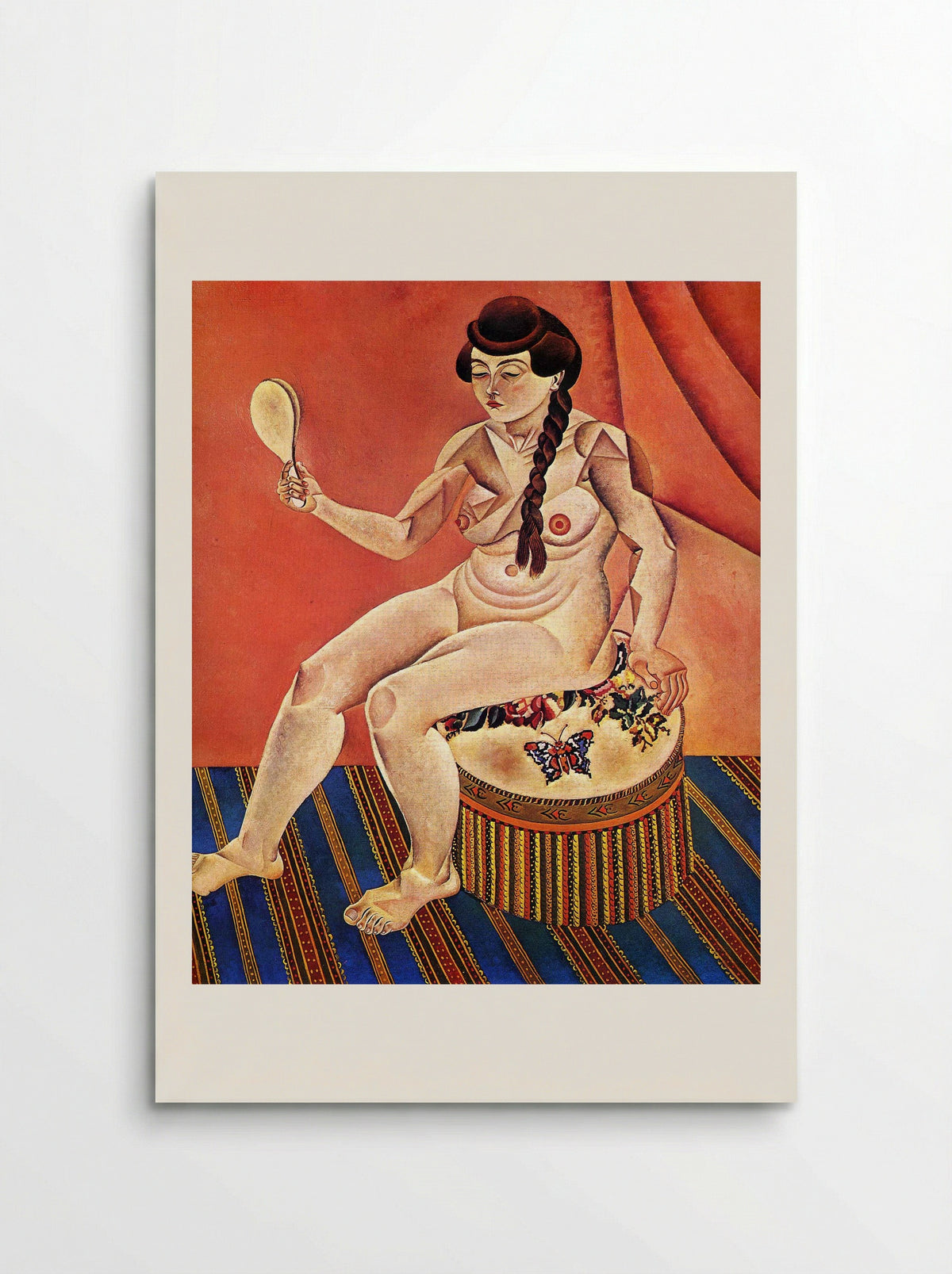 Nude with Mirror - Joan Miró - Poster