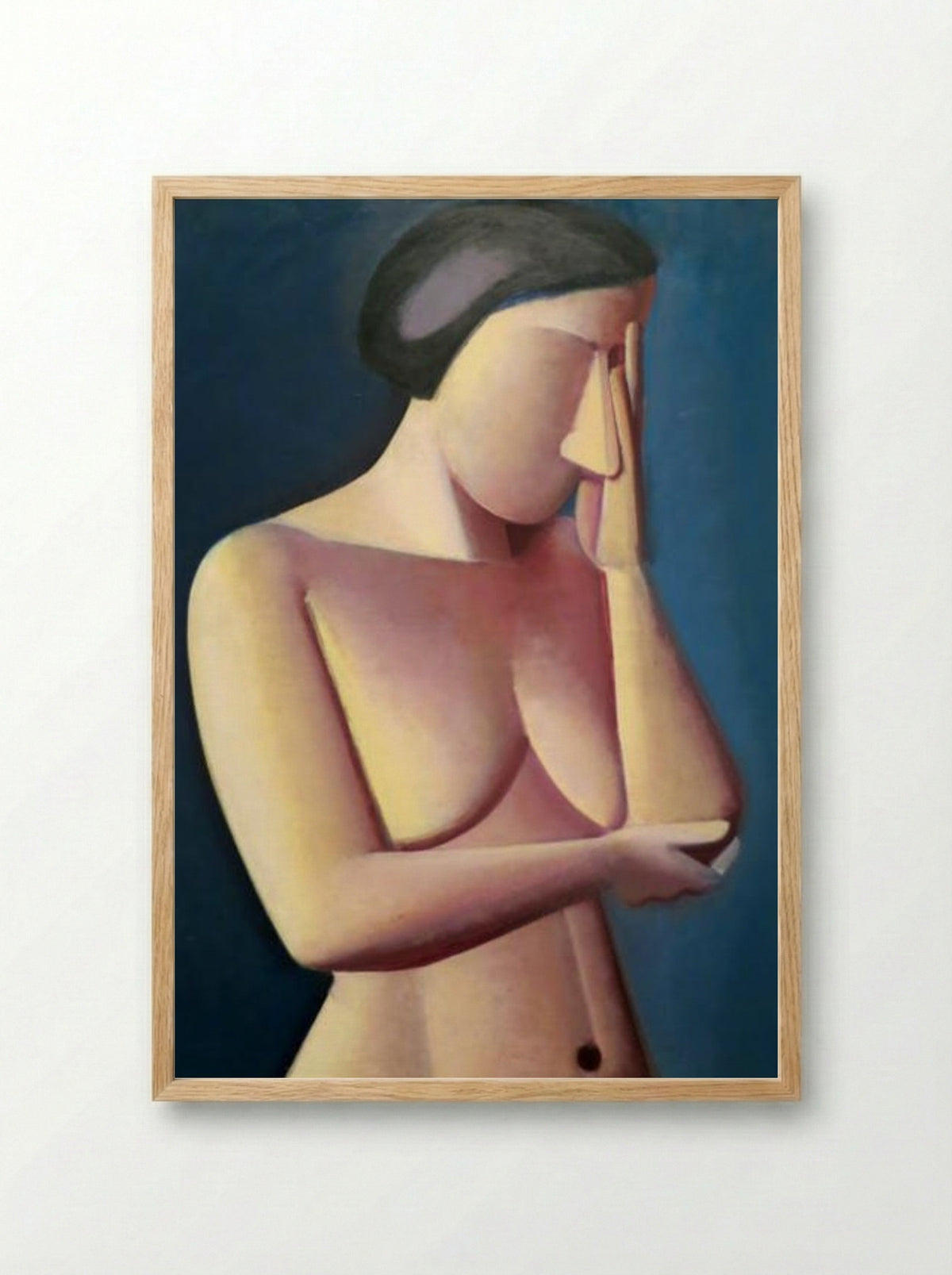 Nude - Vilhelm Lundstrøm - Framed Print Wood
