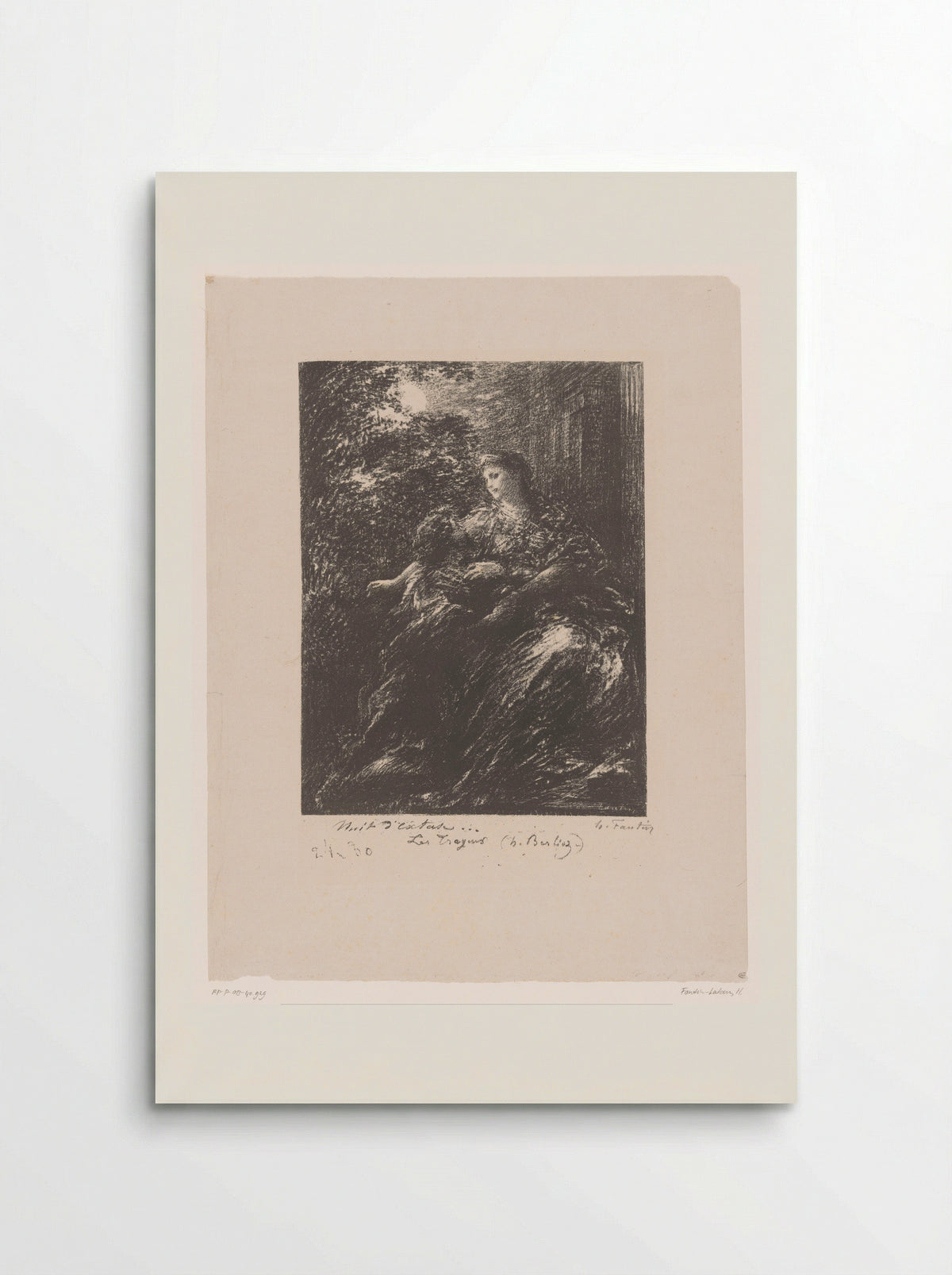Nuit d'extase (Dido and Aeneas) - Henri Fantin-Latour - Poster