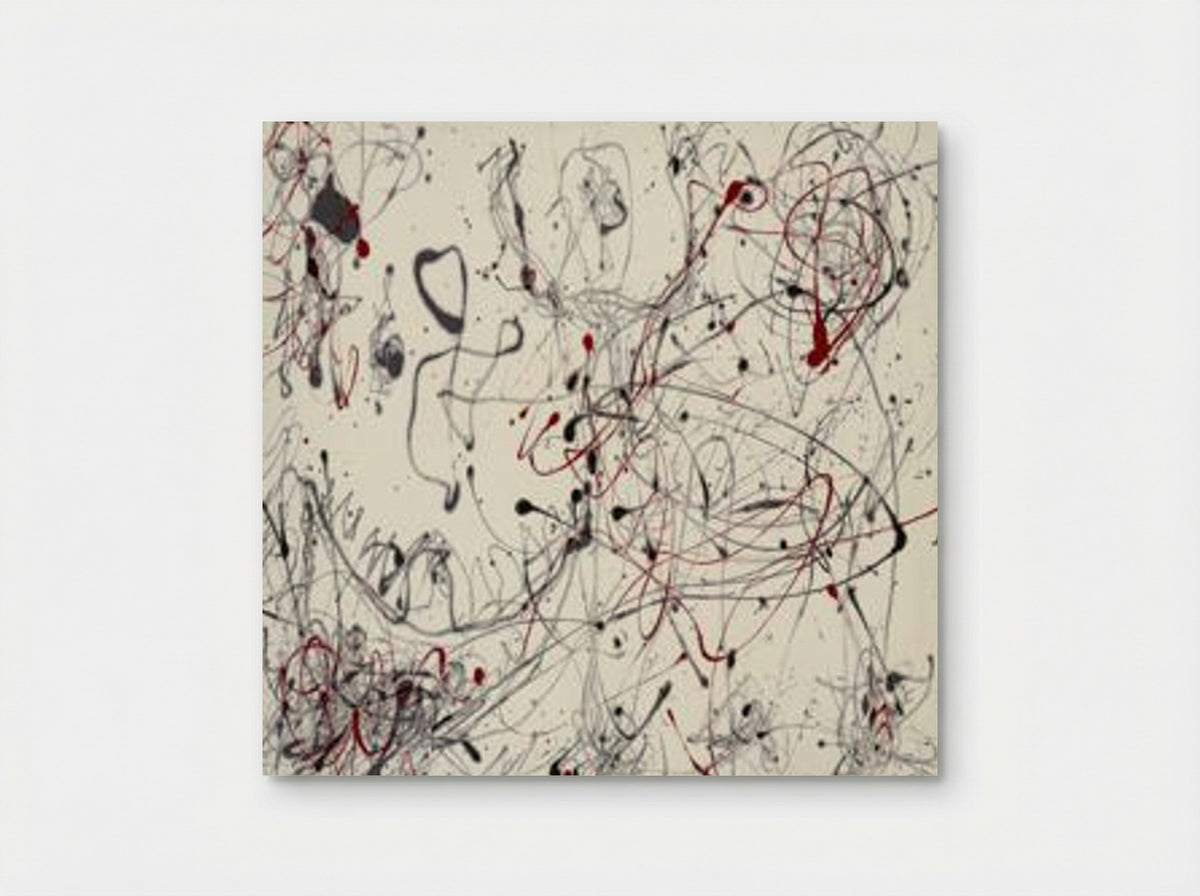Number 4 (Gray and Red) - Jackson Pollock - Poster