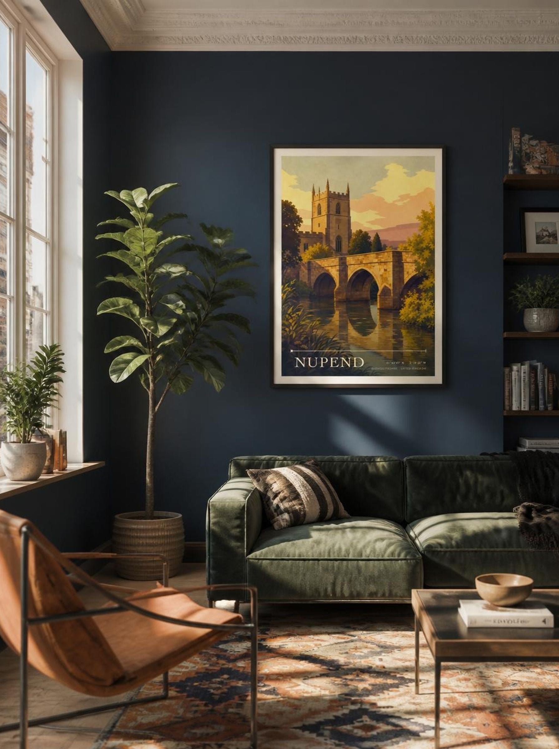 Nupend Gloucestershire United Kingdom Travel Poster - Lifestyle