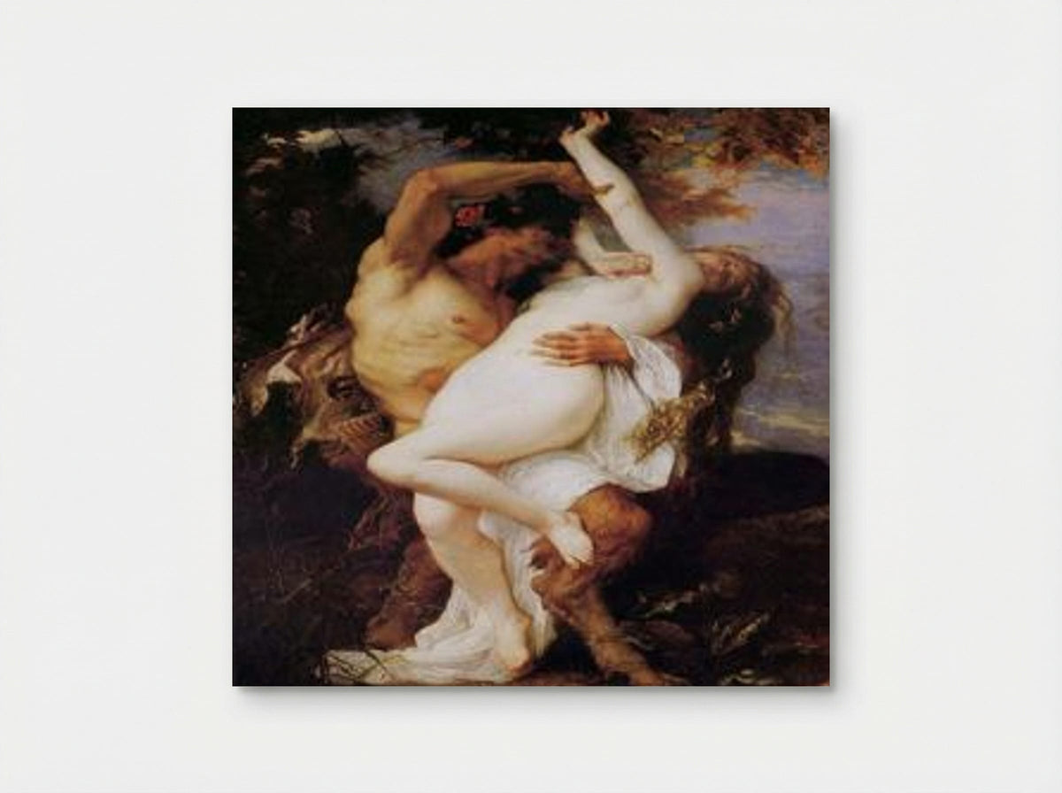 Nymph and Satyr - Alexandre Cabanel - Poster