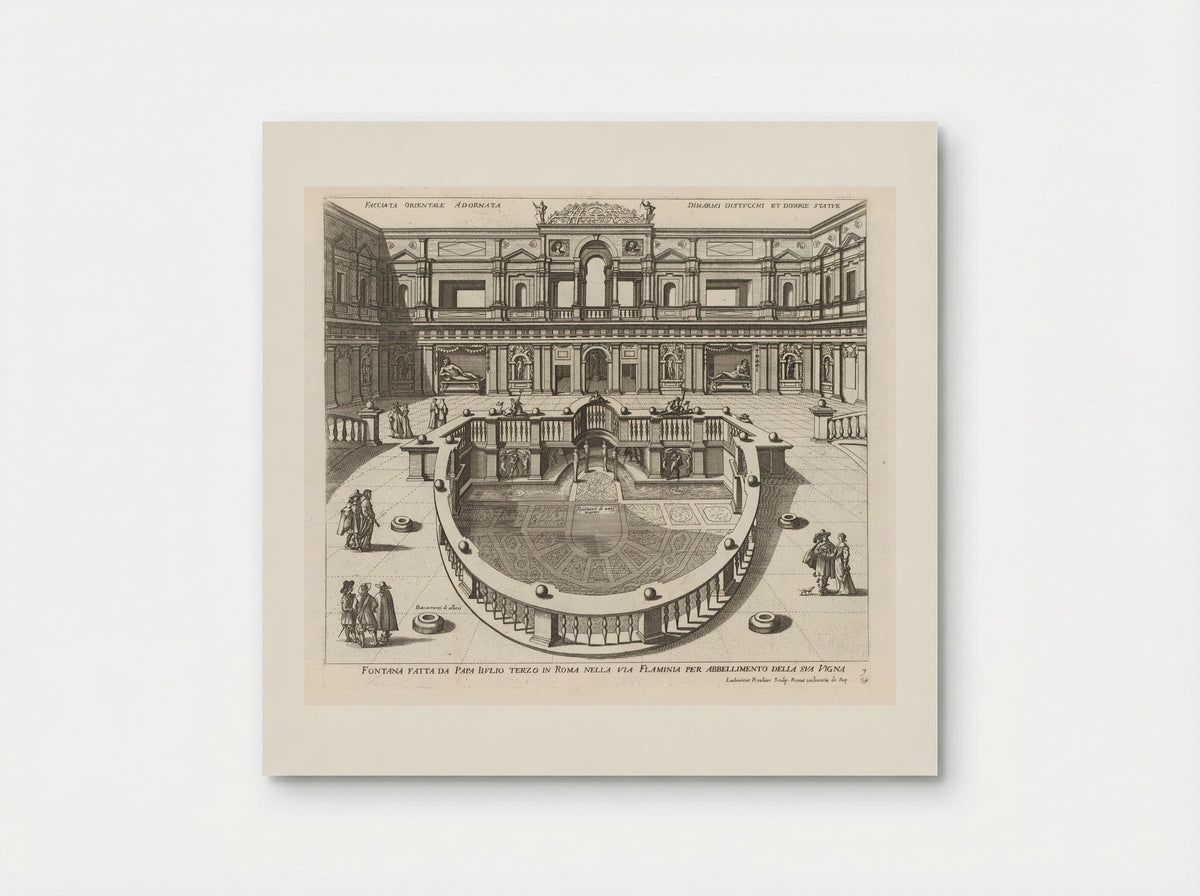 Nymphaeum in the Villa Giulia, Rome - Giovanni Giacomo de' Rossi - Poster
