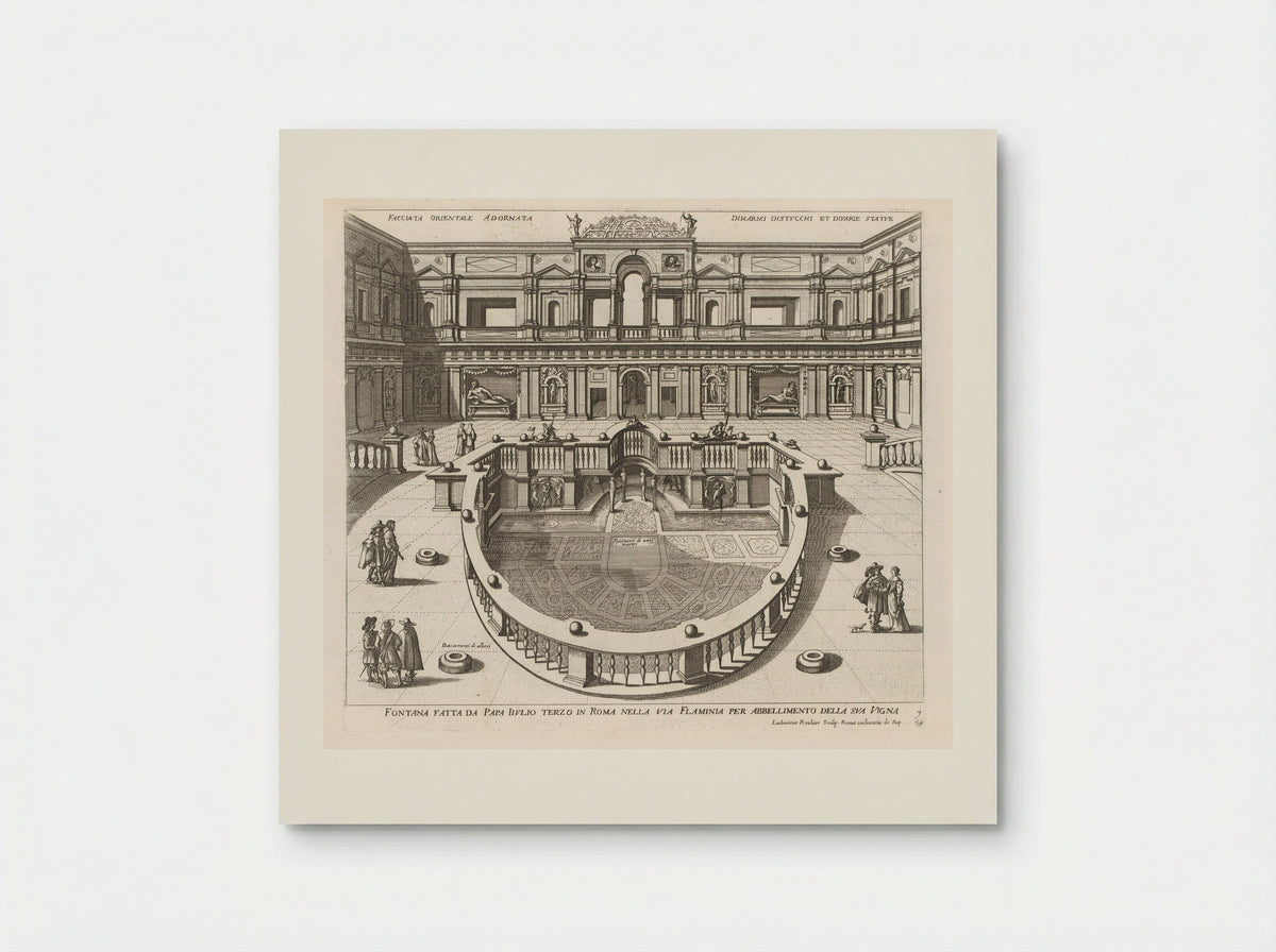 Nymphaeum in the Villa Giulia, Rome - Giovanni Giacomo de' Rossi - Poster