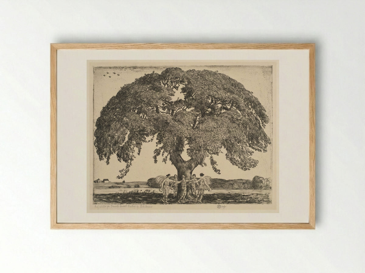 Nyssa Sylvatica - Childe Hassam - Framed Print Wood