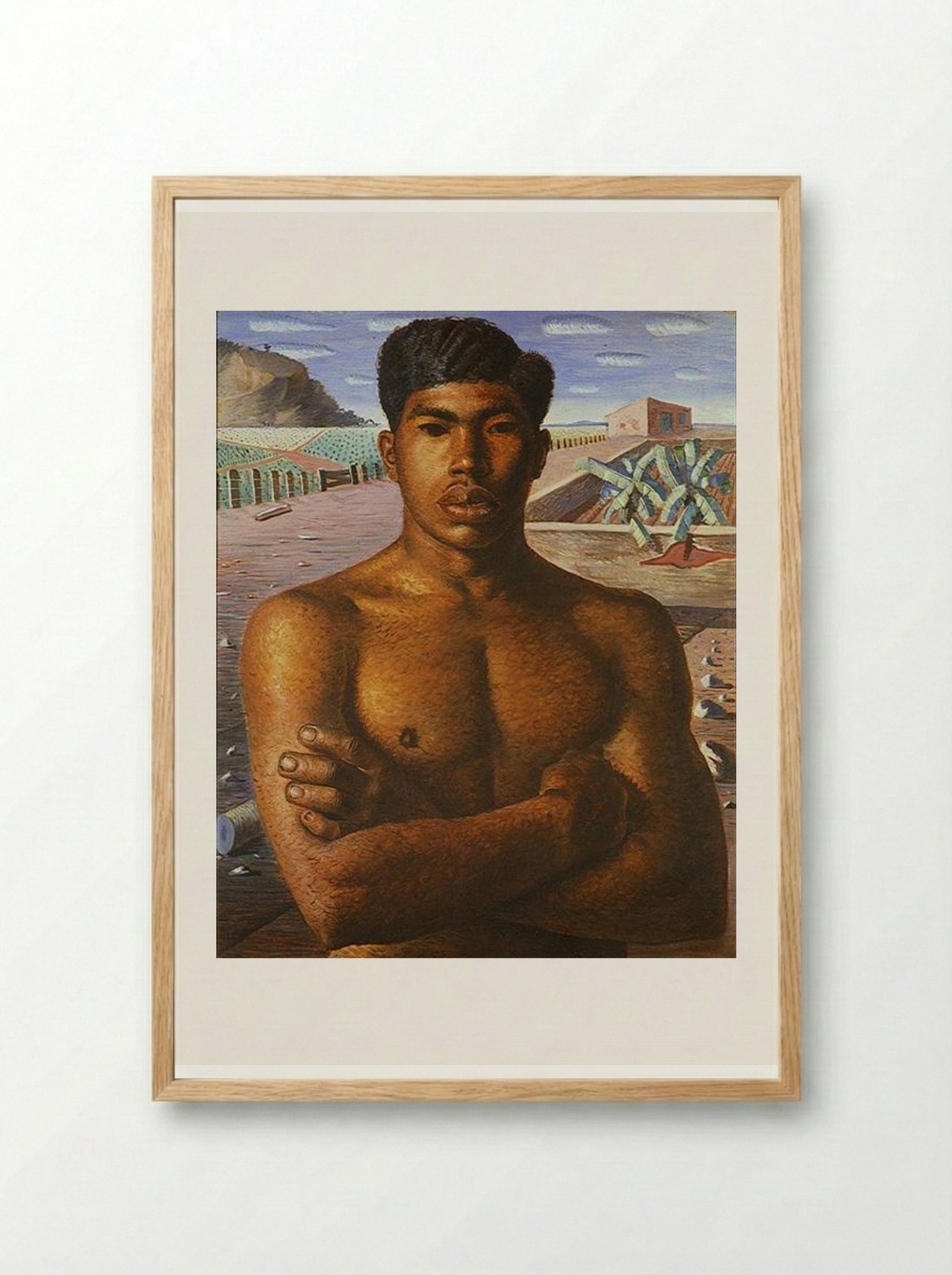 O Mestiço - Candido Portinari - Framed Print Wood