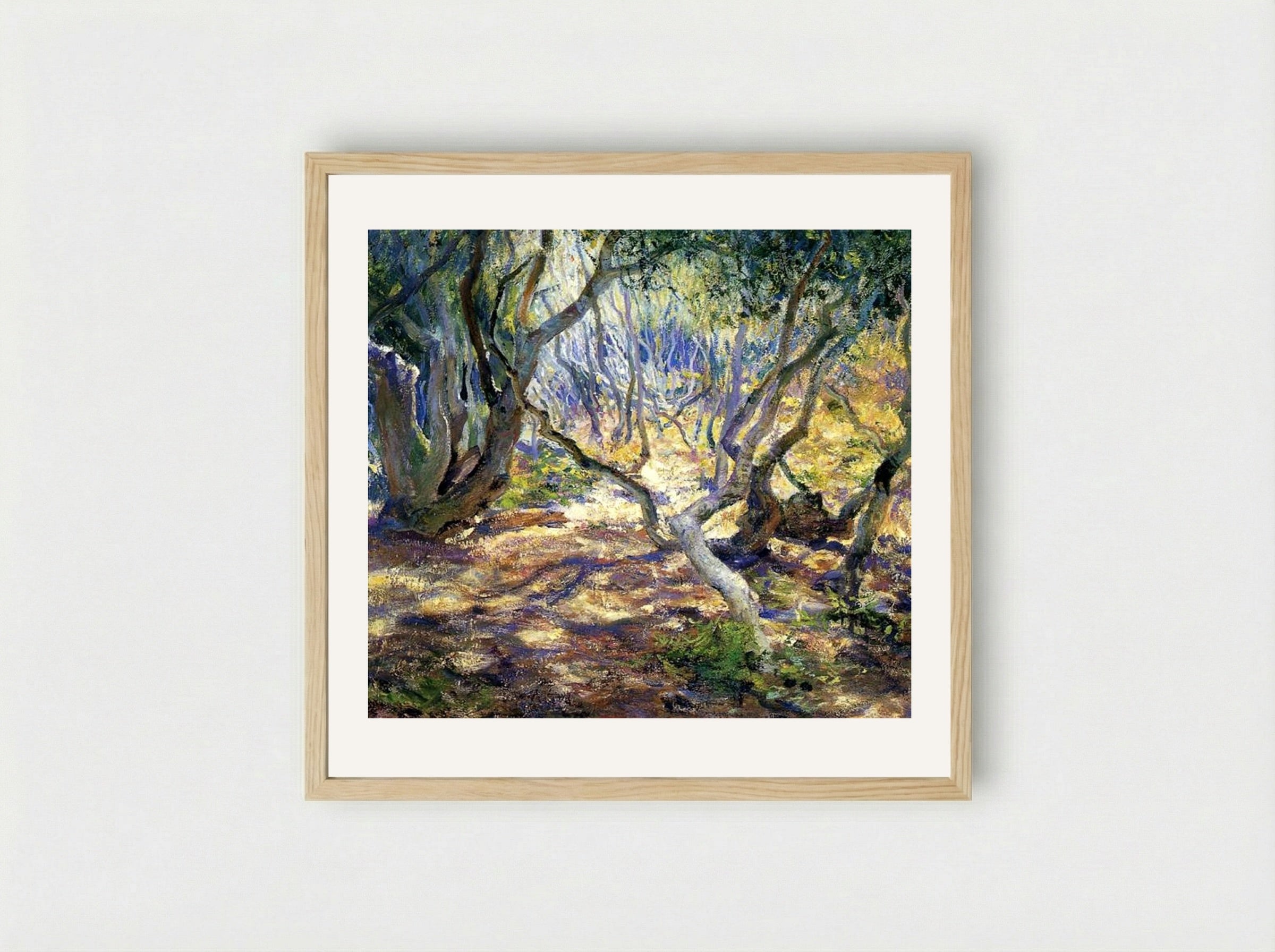 Oak Grove, Carmel - Guy Rose - Framed Print Wood
