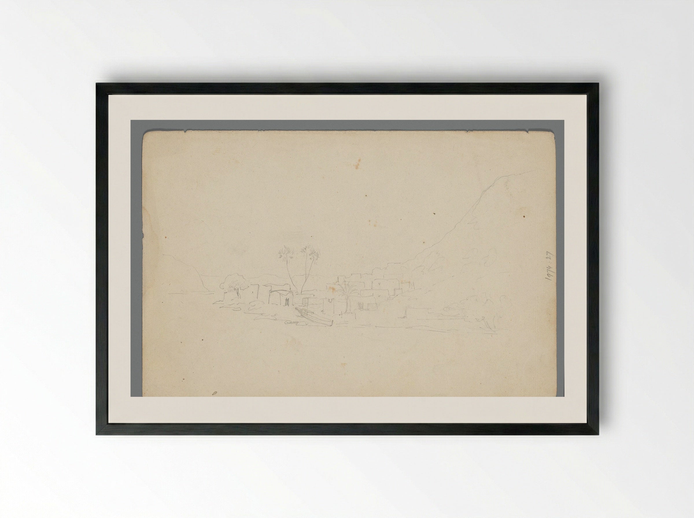 Oase - Willem de Famars Testas - Framed Print Black