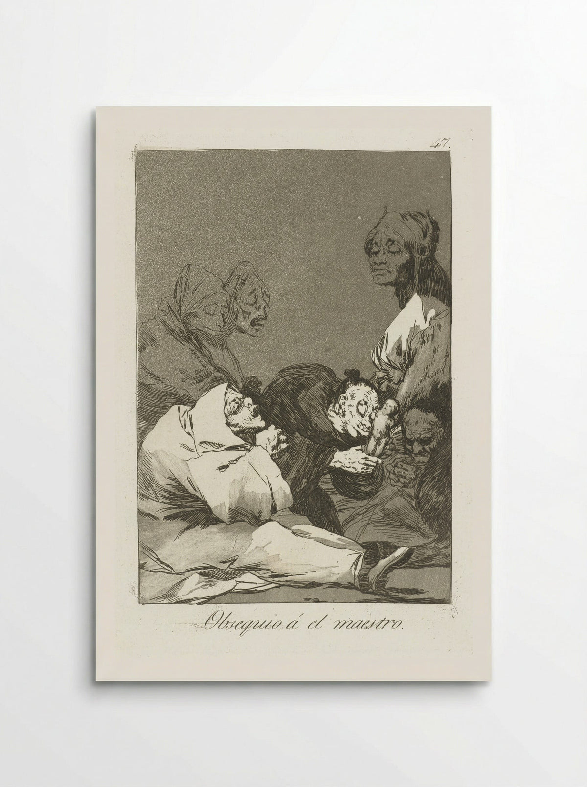 Obsequio á el maestro - Francisco de Goya - Poster