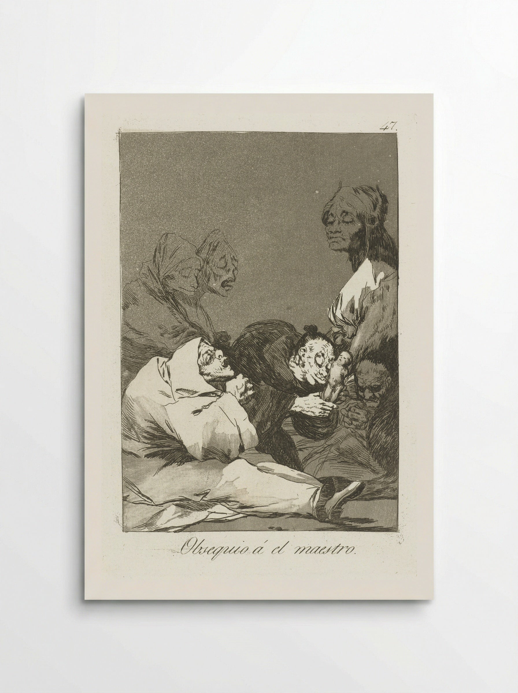Obsequio á el maestro - Francisco de Goya - Poster