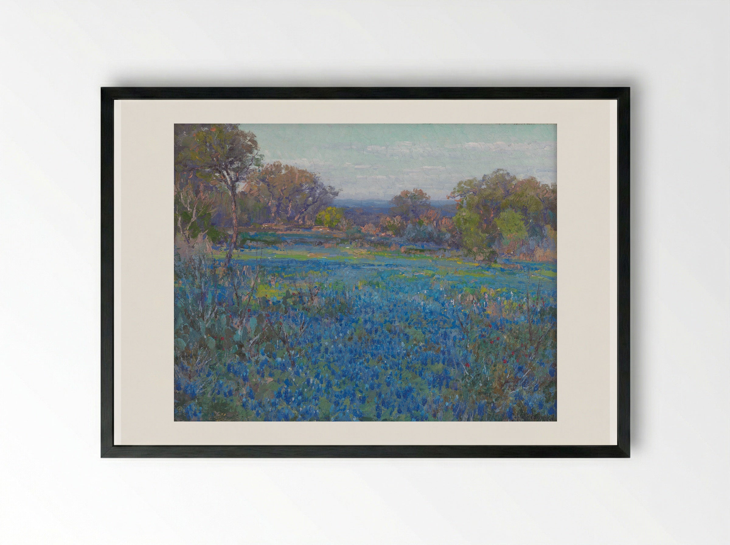 October Sunlight - Robert Julian Onderdonk - Framed Print Black