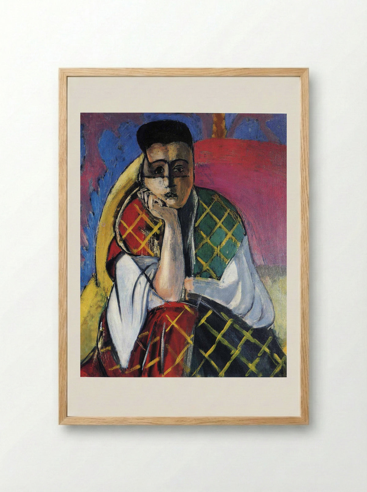 Odalisque with Gray Pants - Henri Matisse - Framed Print Wood