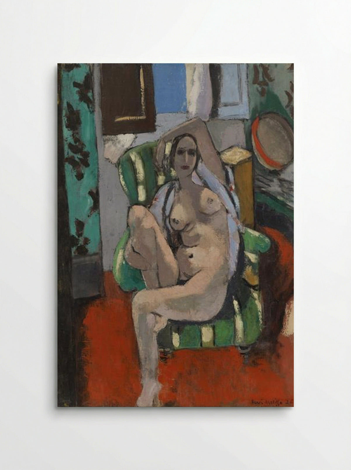 Odalisque with a Tambourine - Henri Matisse - Poster