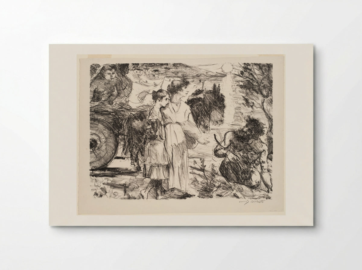 Odysseus and Nausicaa - Lovis Corinth - Poster