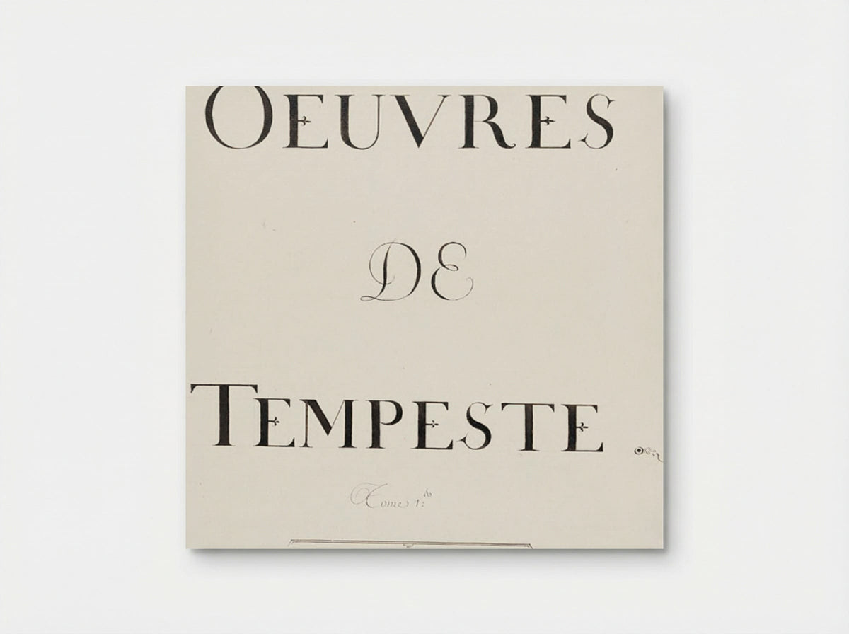 Oeuvres de Tempeste, Tome 1 - Antonio Tempesta - Poster