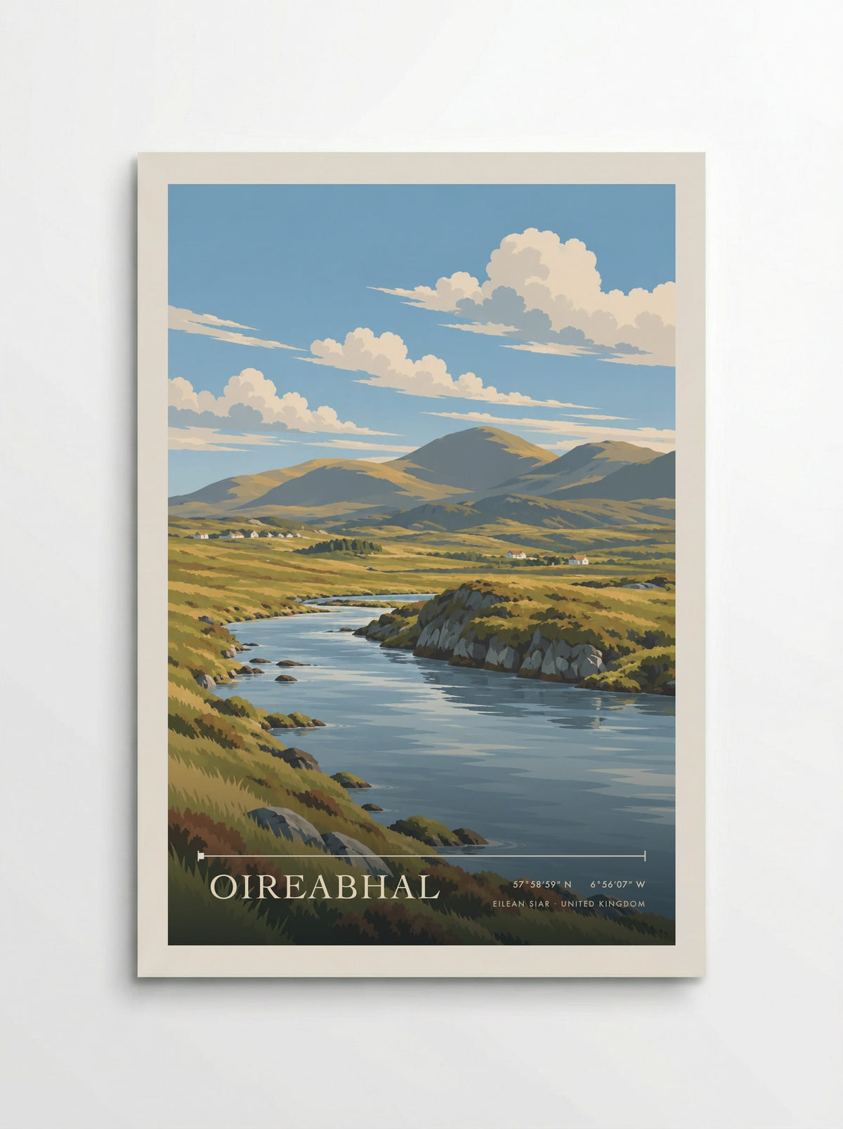 Oireabhal, Eilean Siar | Travel Poster - Poster