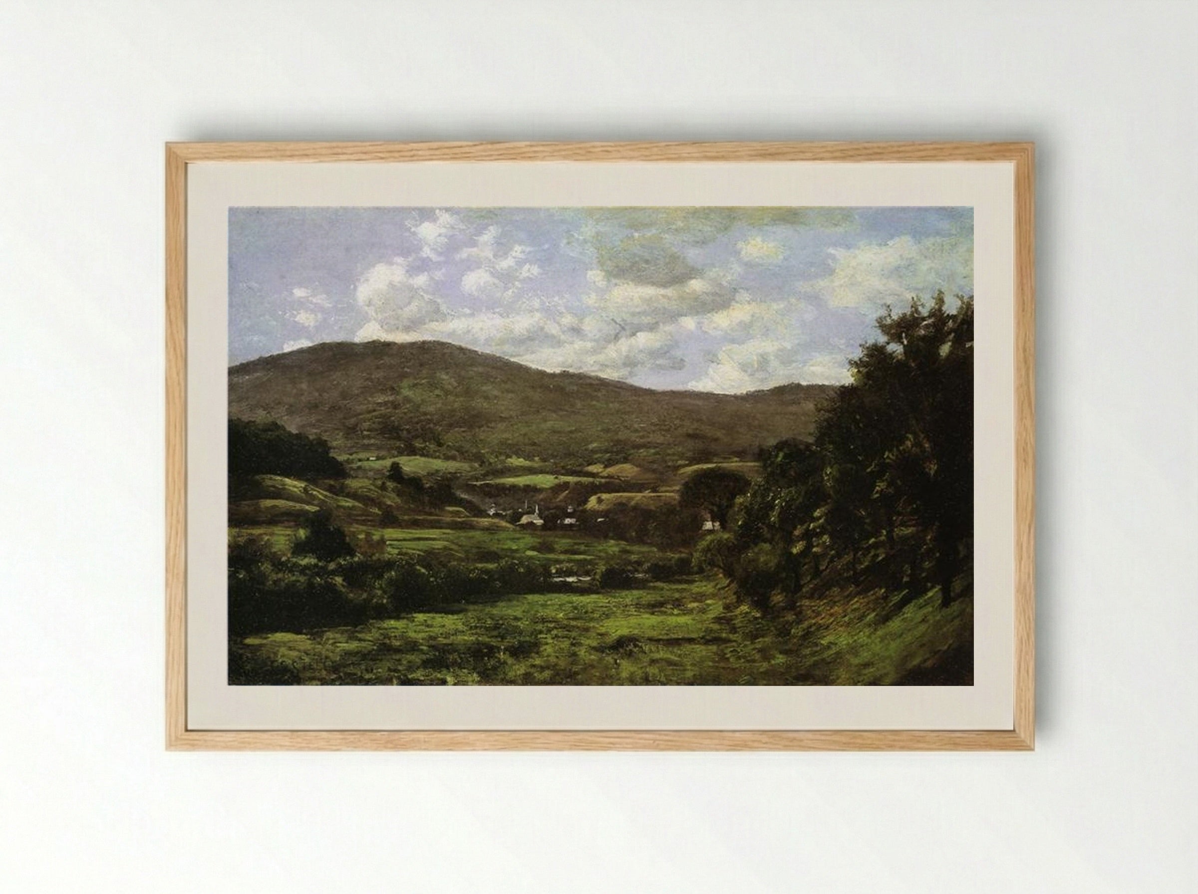 Okemo Mountain, Ludlow, Vermont - T. C. Steele - Framed Print Wood