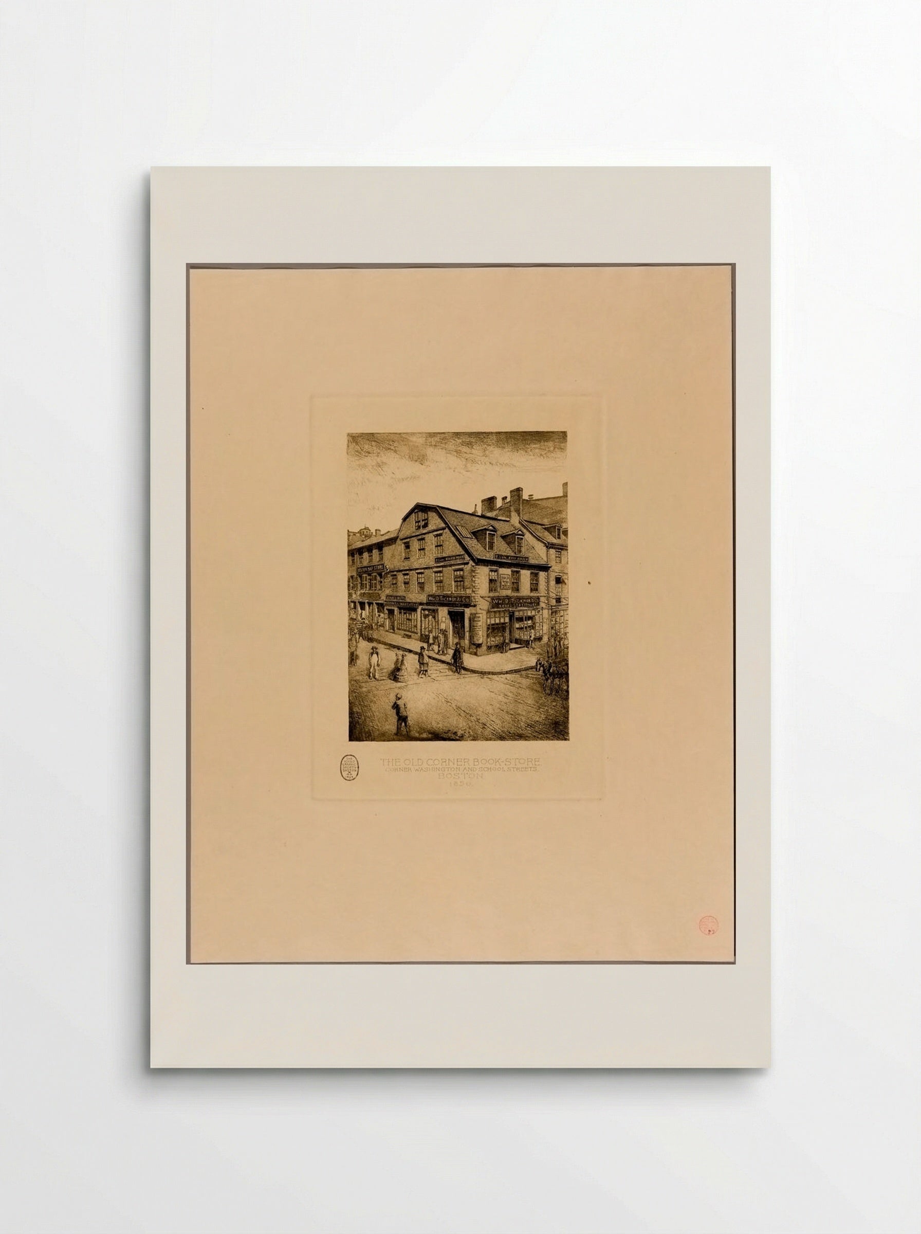 Old Corner Book Store - Sidney L. Smith - Poster