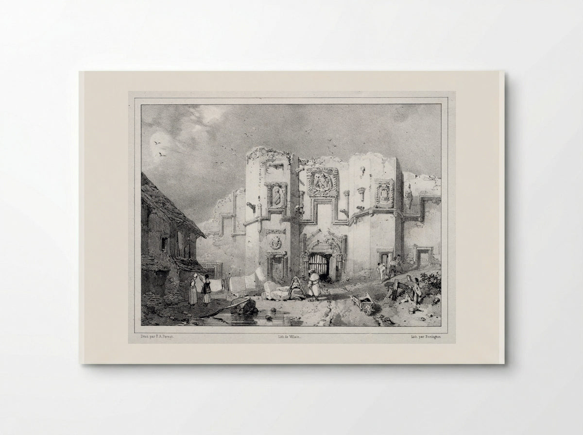 Old Gateway at Stirling - Richard Parkes Bonington - Poster