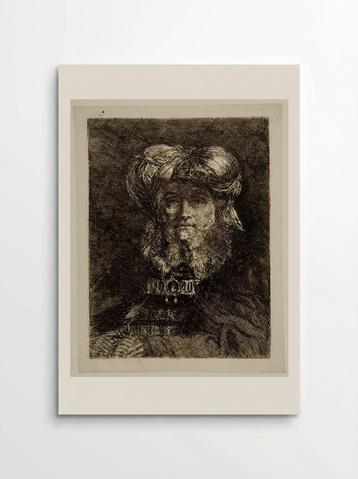 Old Man in the Manner of Rembrandt - Giovanni Domenico Tiepolo - Poster