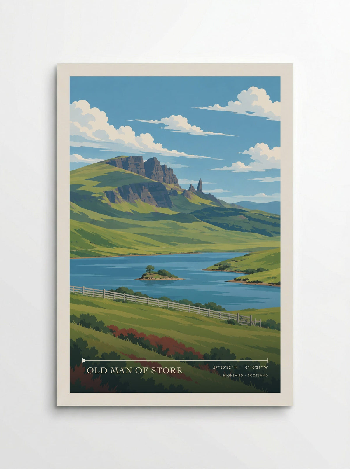 Old Man of Storr, Highland | Travel Poster - Poster