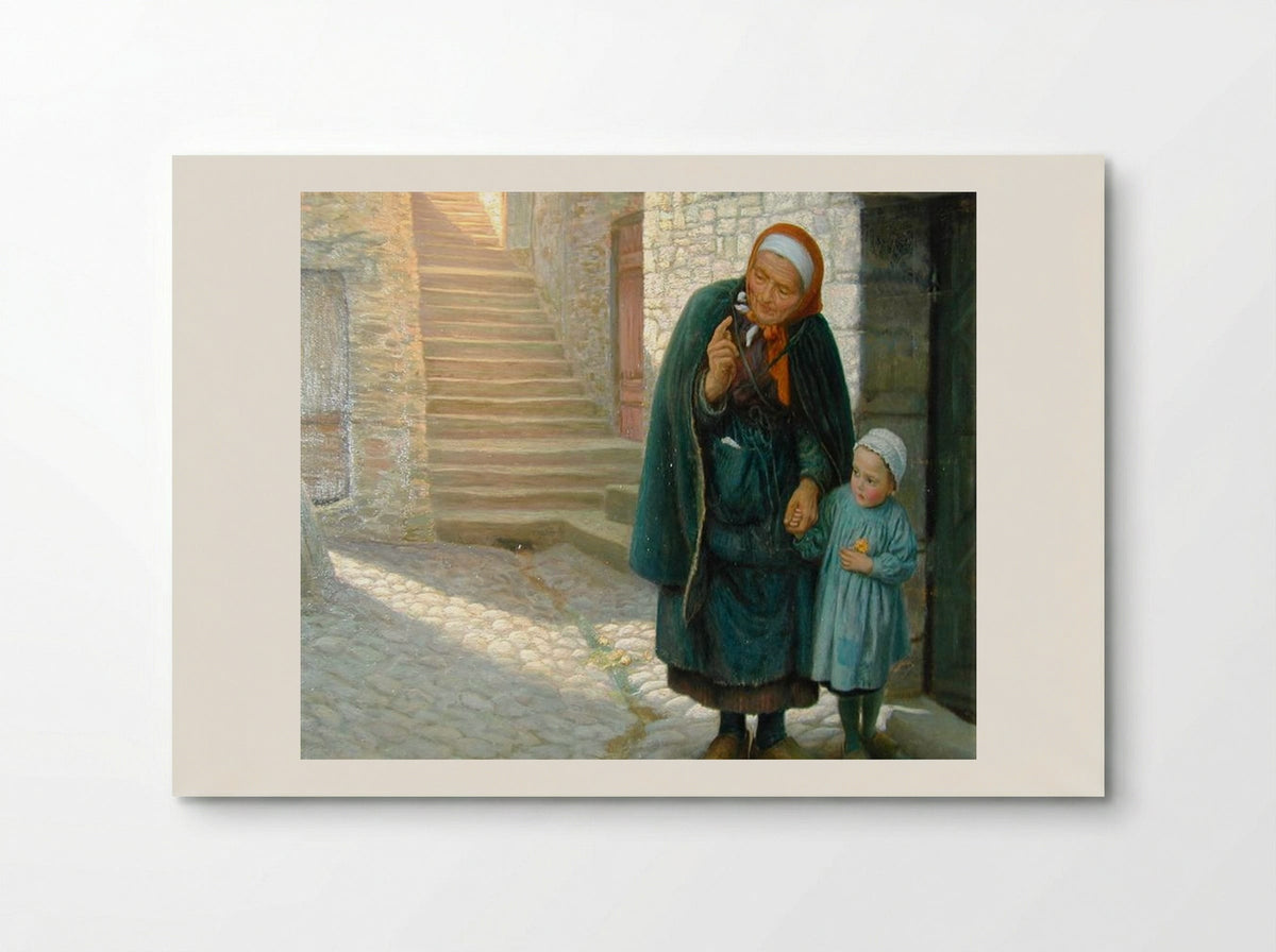 Old Neighbor Gone Bye - Arthur Hughes - Poster