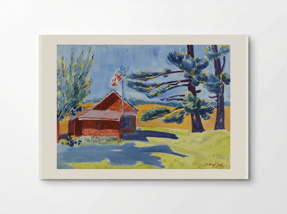 Old Schoolhouse, Ryders - George Luks - Poster